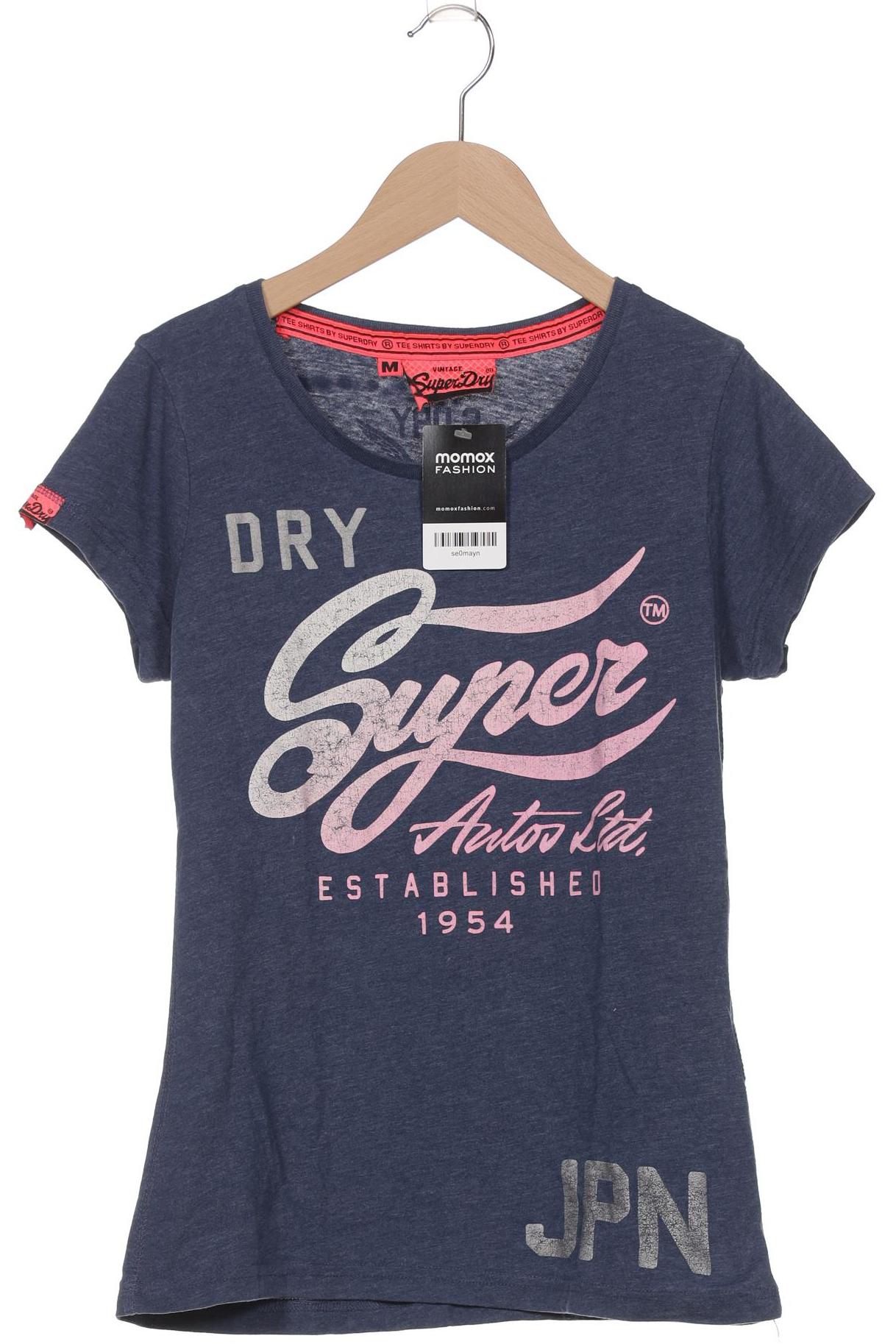 

Superdry Damen T-Shirt, marineblau, Gr. 38