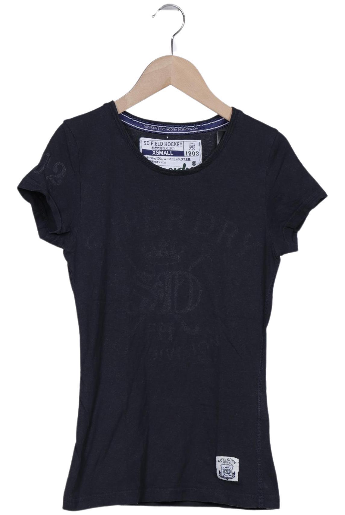 

Superdry Damen T-Shirt, schwarz, Gr. 34