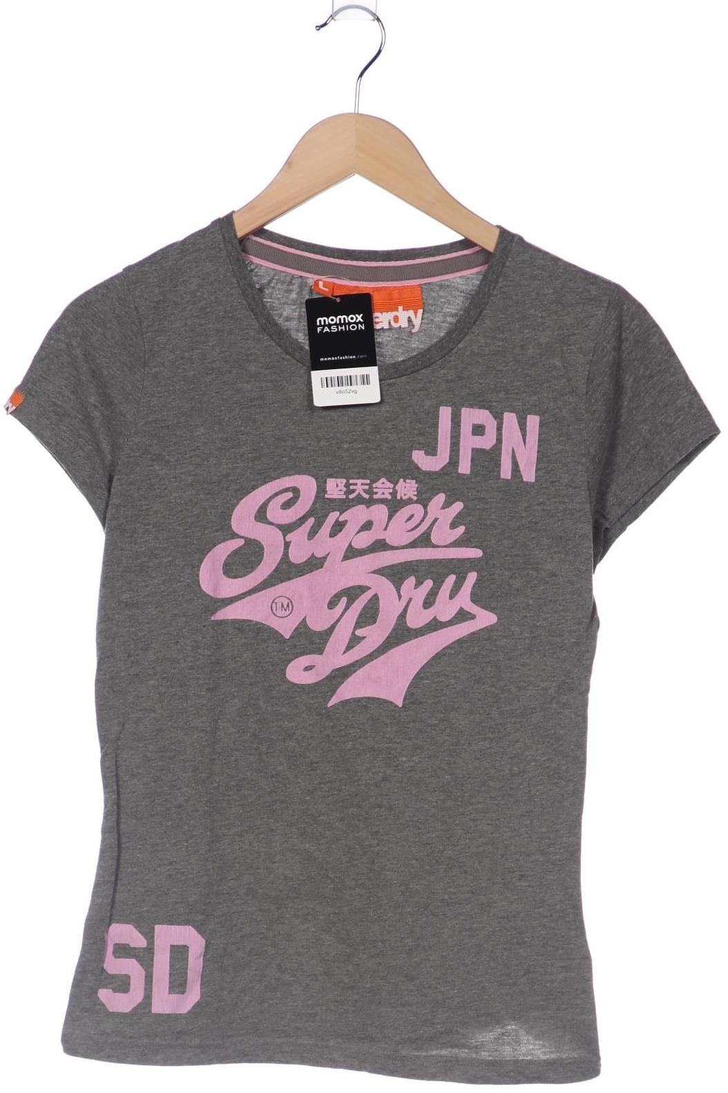 

Superdry Damen T-Shirt, grau, Gr. 42
