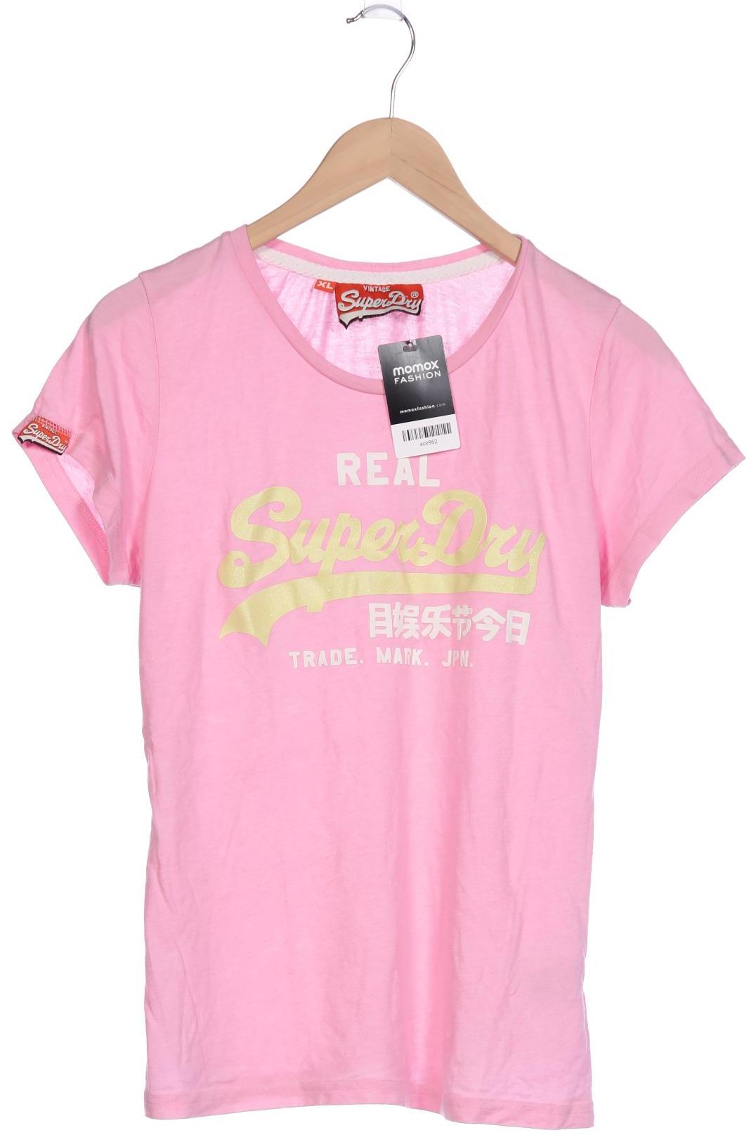 

Superdry Damen T-Shirt, pink, Gr. 44