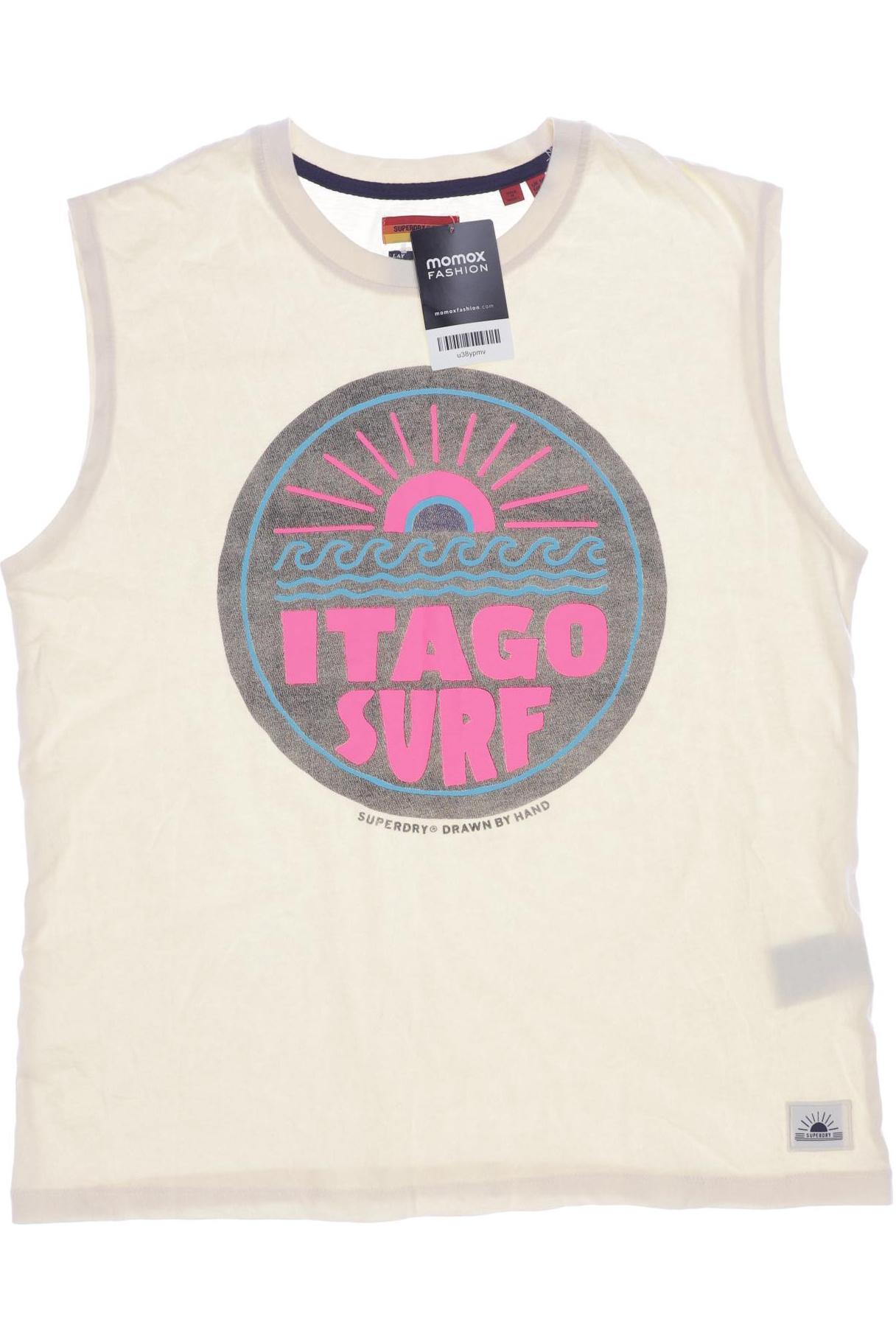 

Superdry Damen T-Shirt, beige, Gr. 38