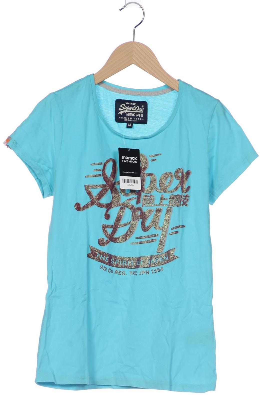 

Superdry Damen T-Shirt, blau, Gr. 38