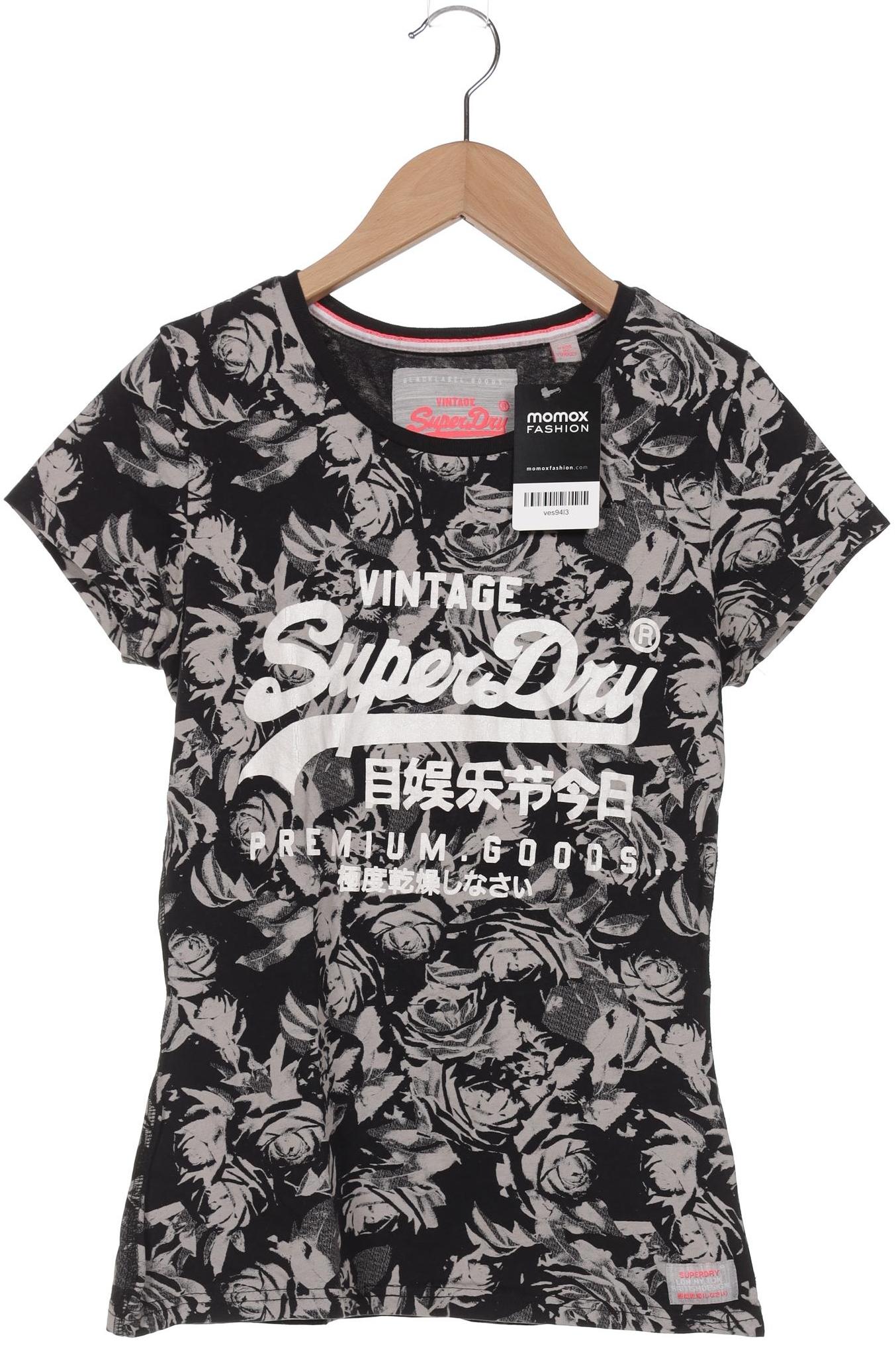 

Superdry Damen T-Shirt, schwarz, Gr. 36