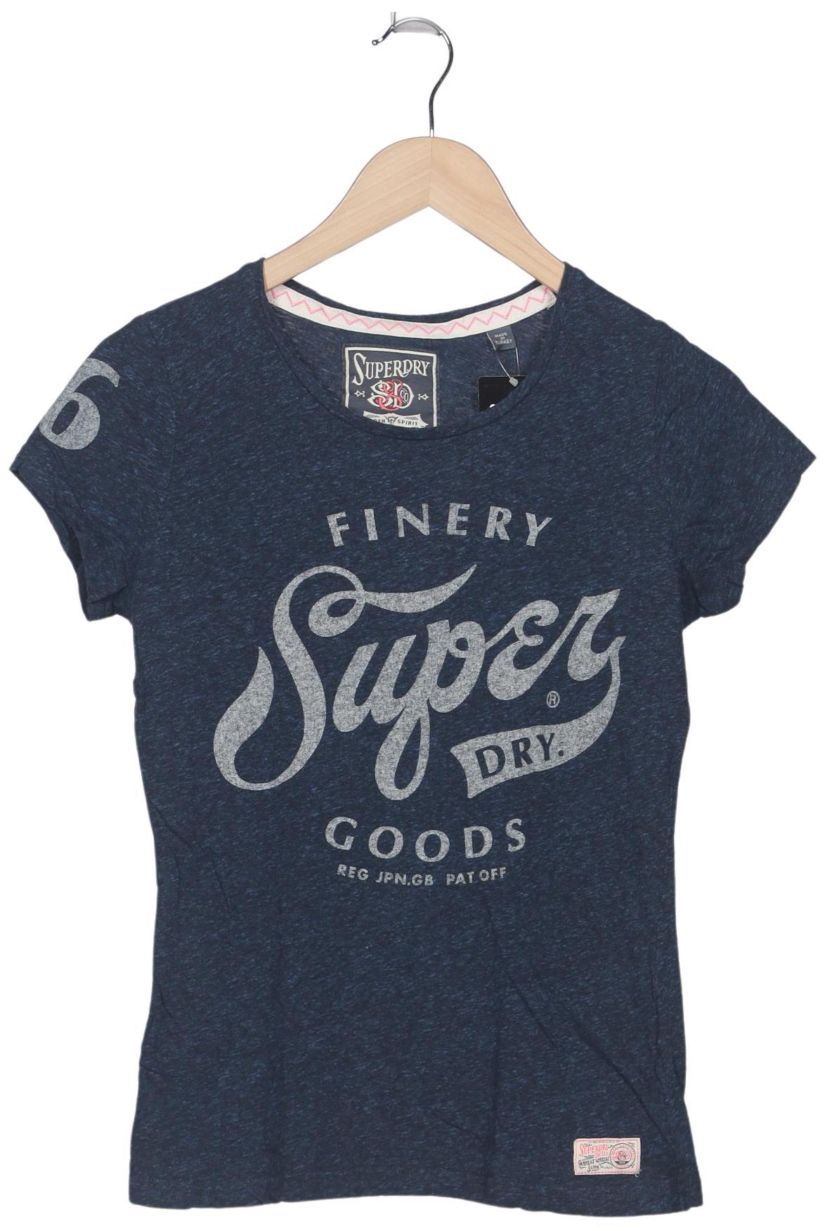 

Superdry Damen T-Shirt, marineblau, Gr. 38
