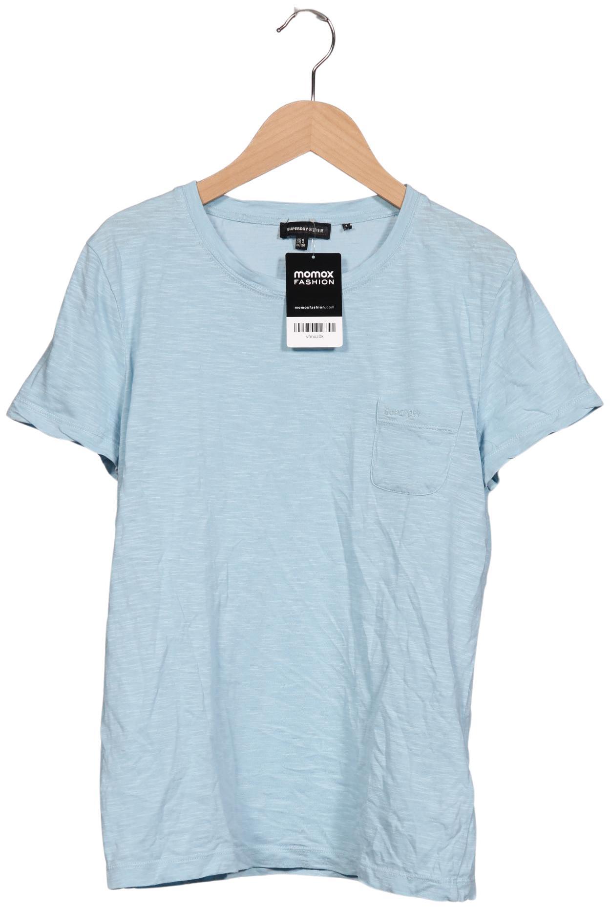 

Superdry Damen T-Shirt, hellblau, Gr. 36