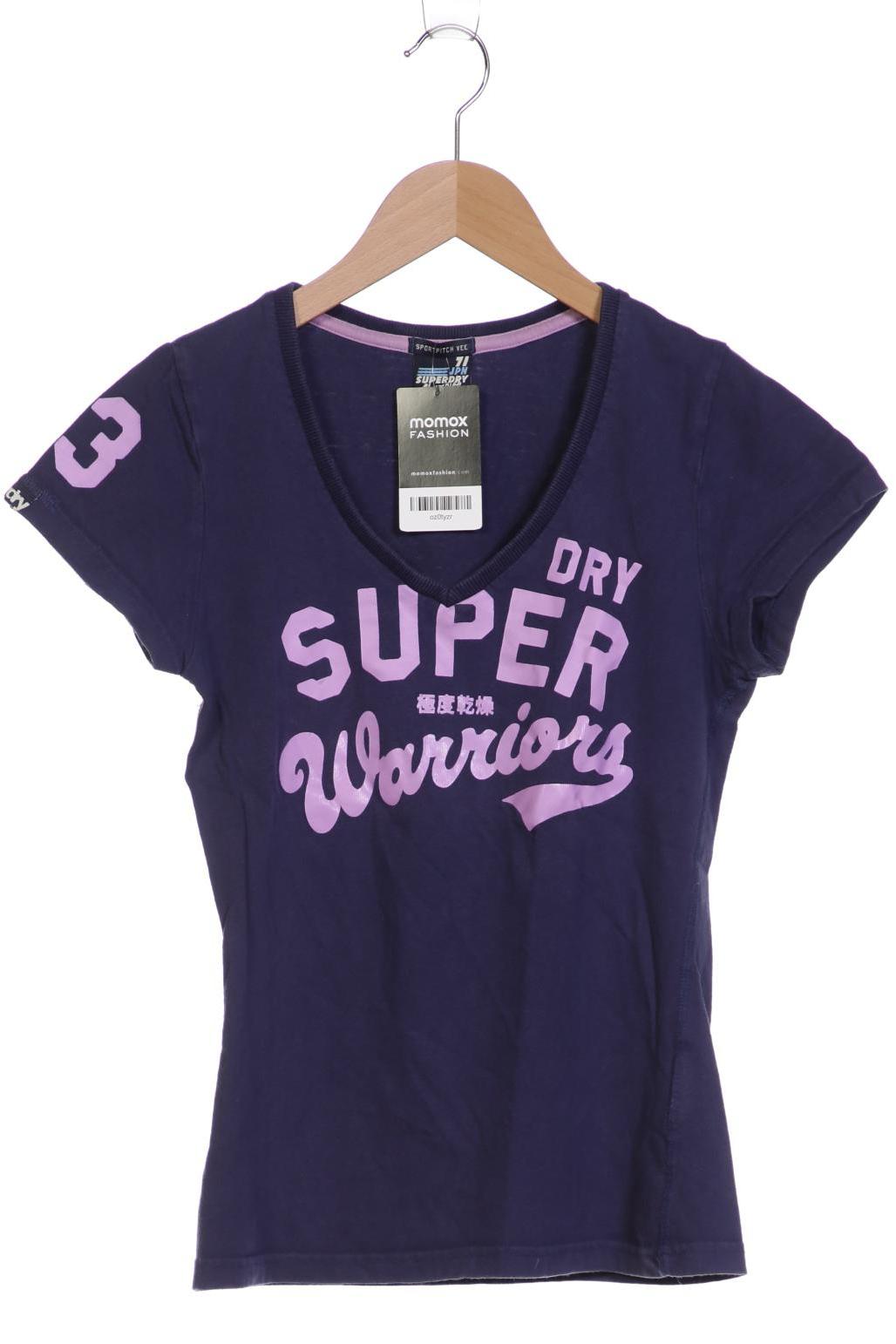 

Superdry Damen T-Shirt, blau, Gr. 38