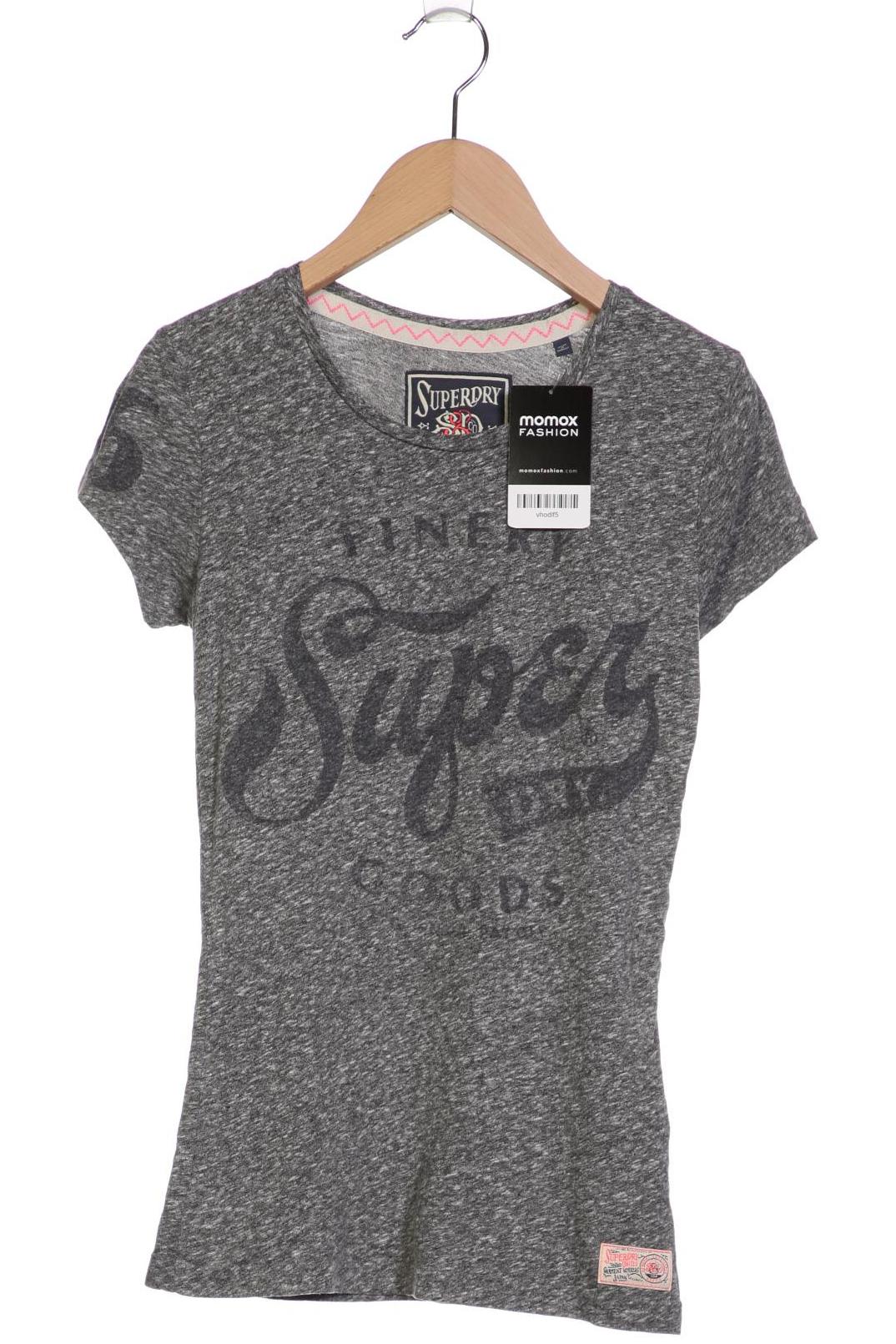 

Superdry Damen T-Shirt, grau, Gr. 34