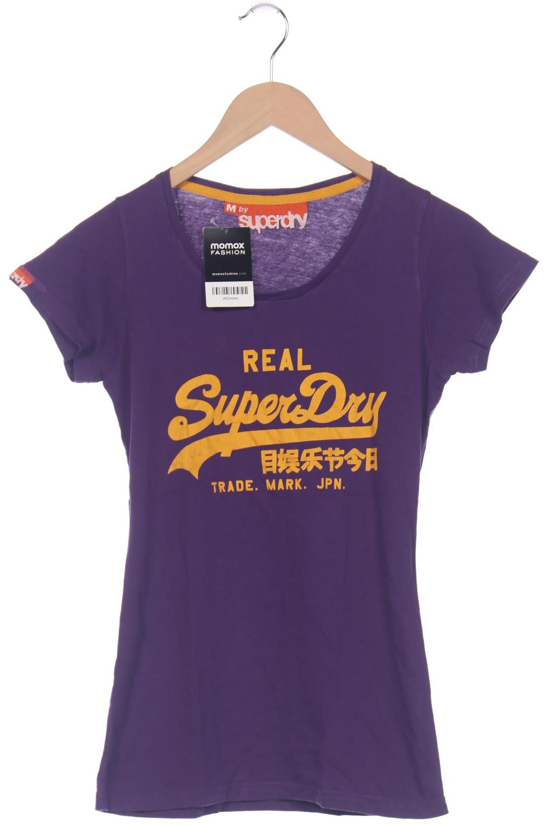 

Superdry Damen T-Shirt, flieder, Gr. 38