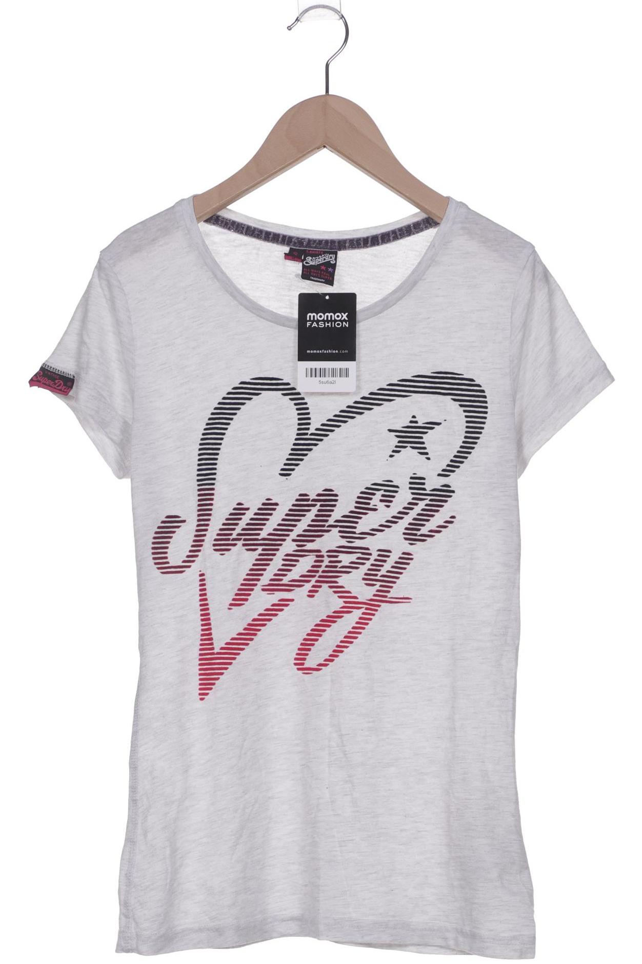 

Superdry Damen T-Shirt, grau, Gr. 36