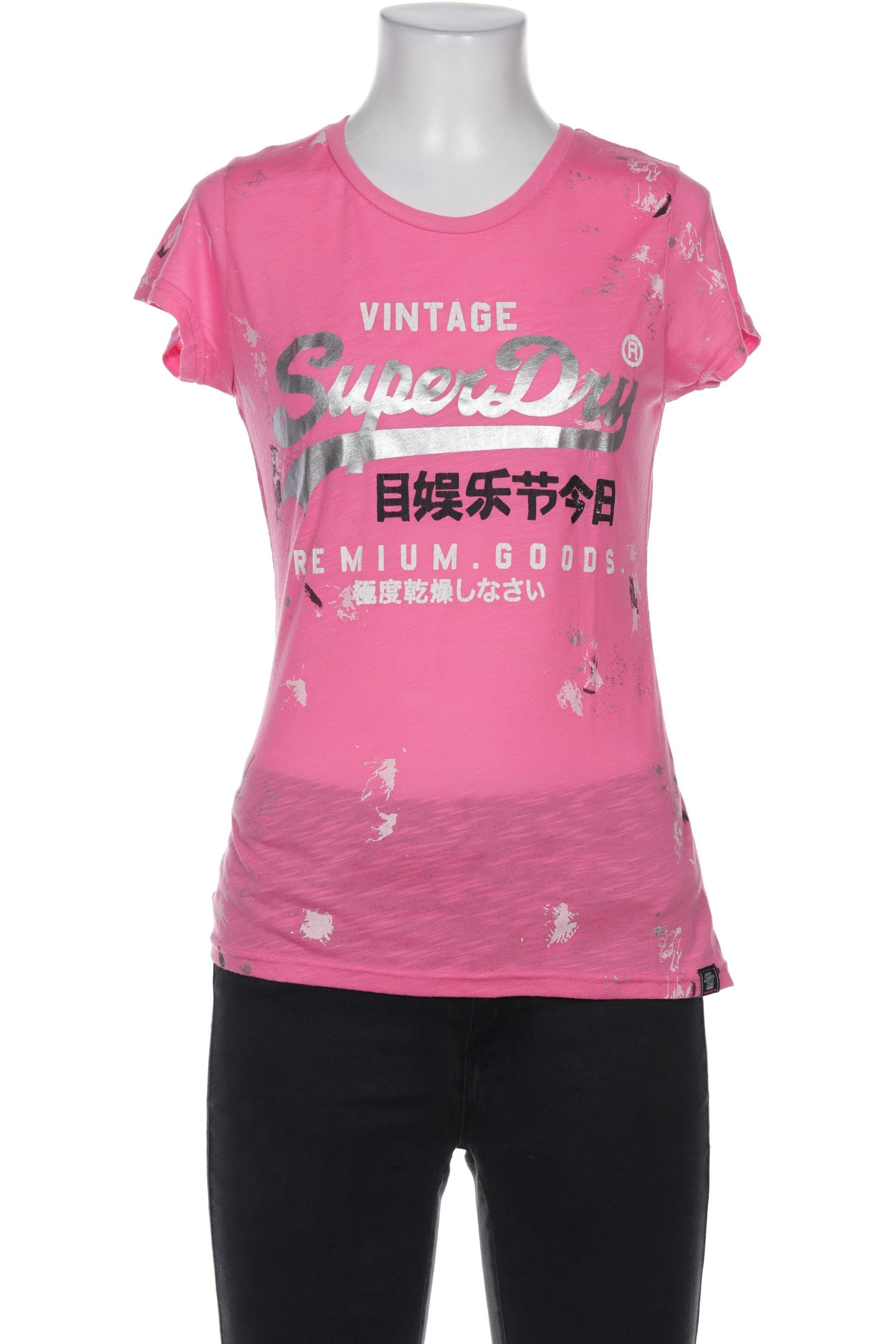 

Superdry Damen T-Shirt, pink, Gr. 36