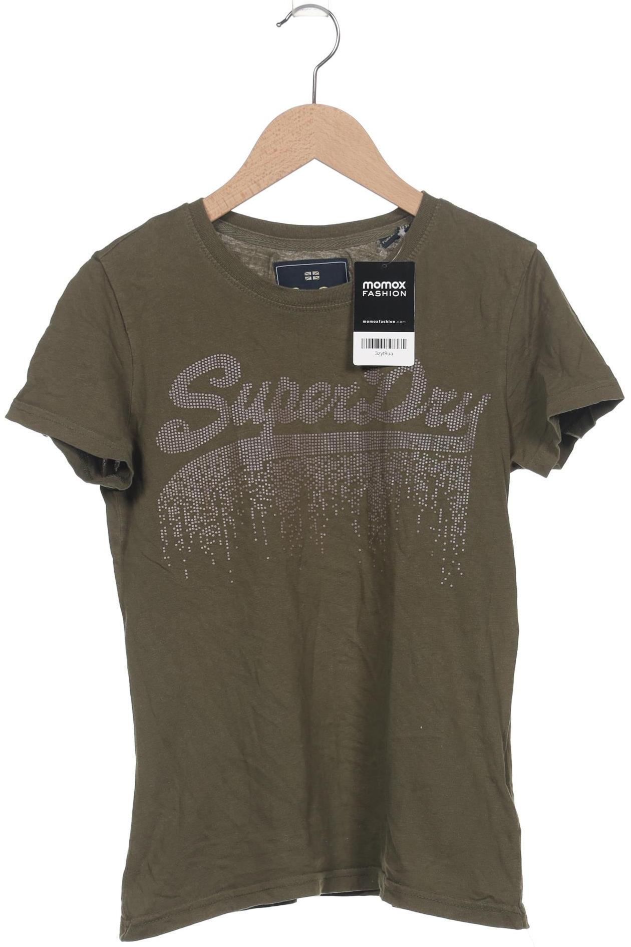 

Superdry Damen T-Shirt, grün, Gr. 34