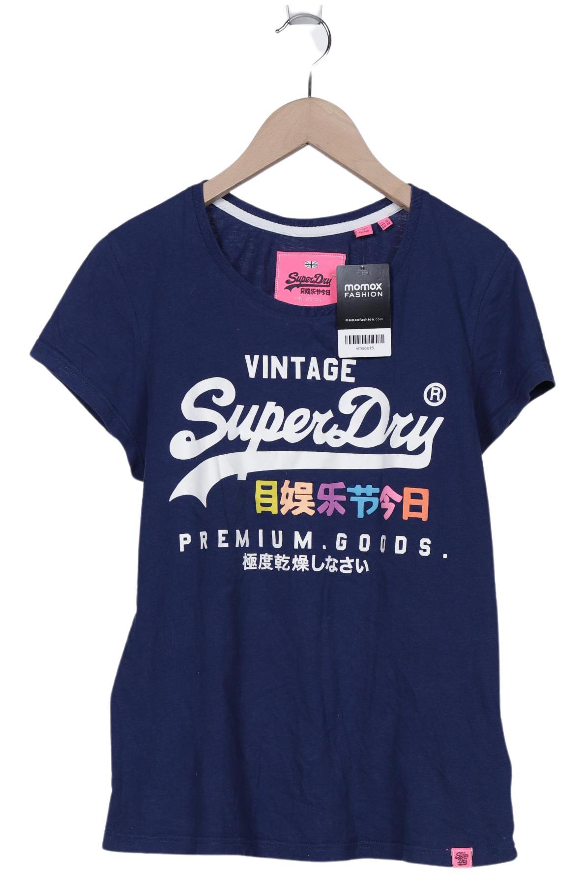 

Superdry Damen T-Shirt, marineblau, Gr. 42