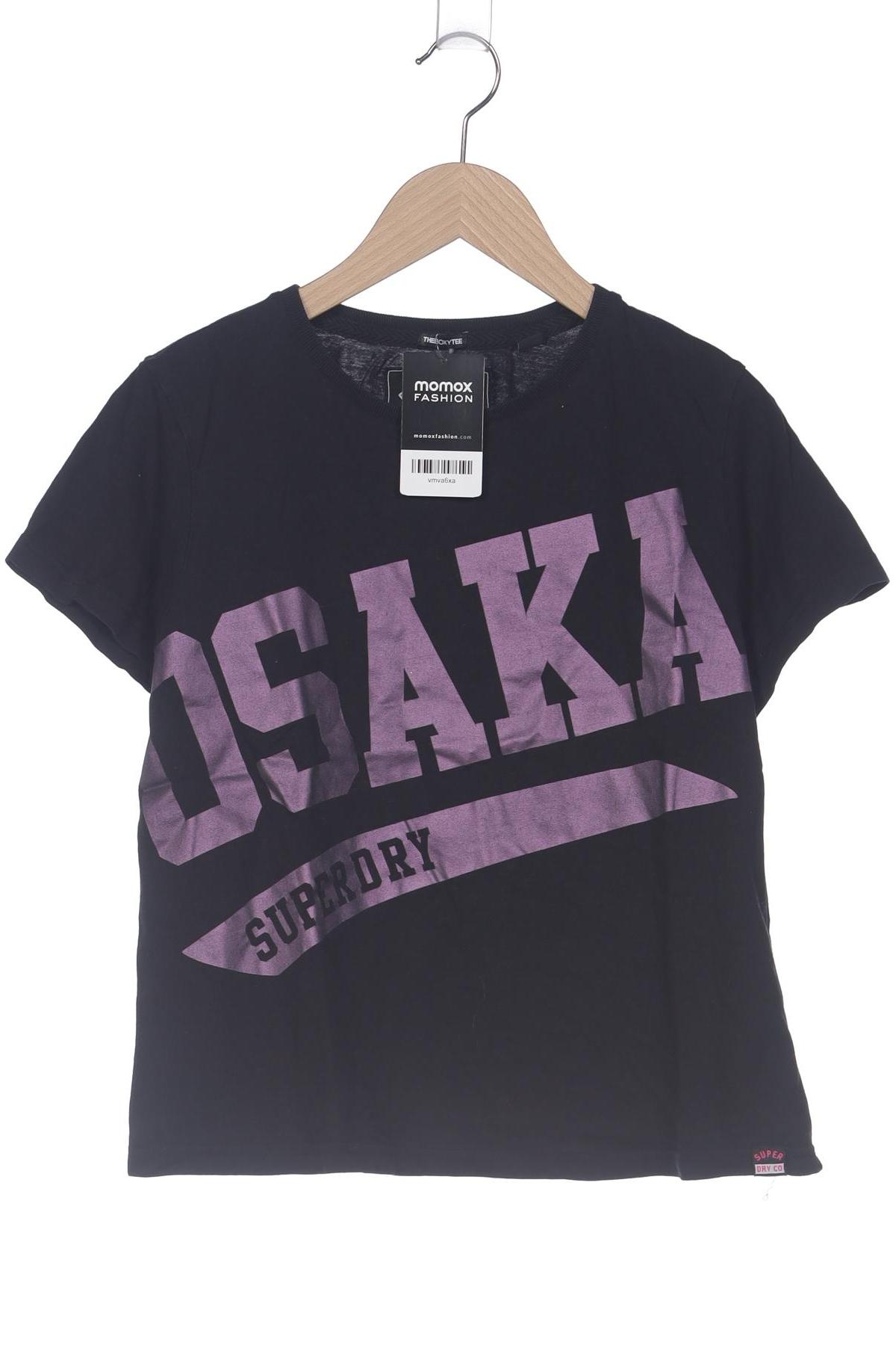 

Superdry Damen T-Shirt, schwarz, Gr. 38