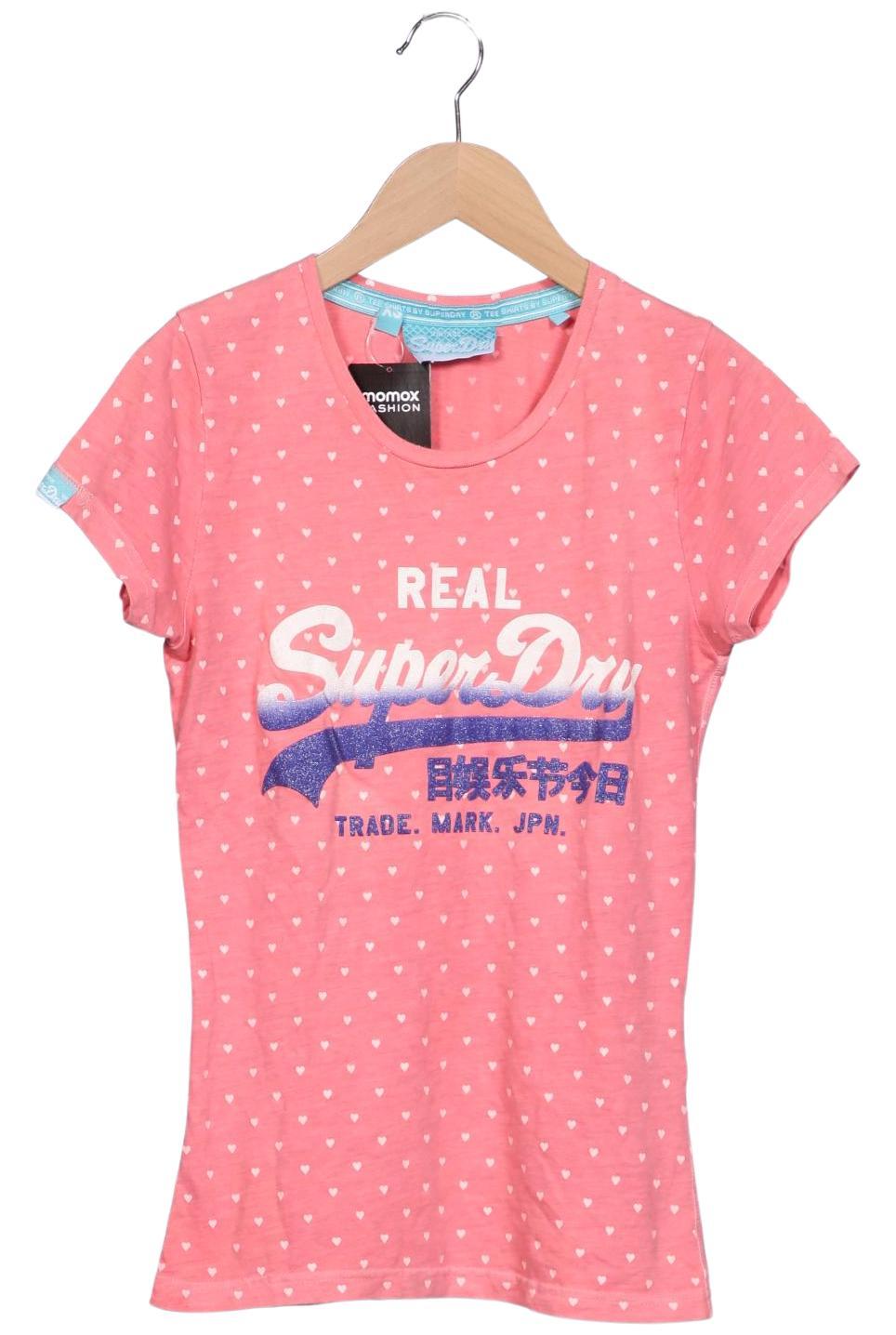 

Superdry Damen T-Shirt, pink, Gr. 34