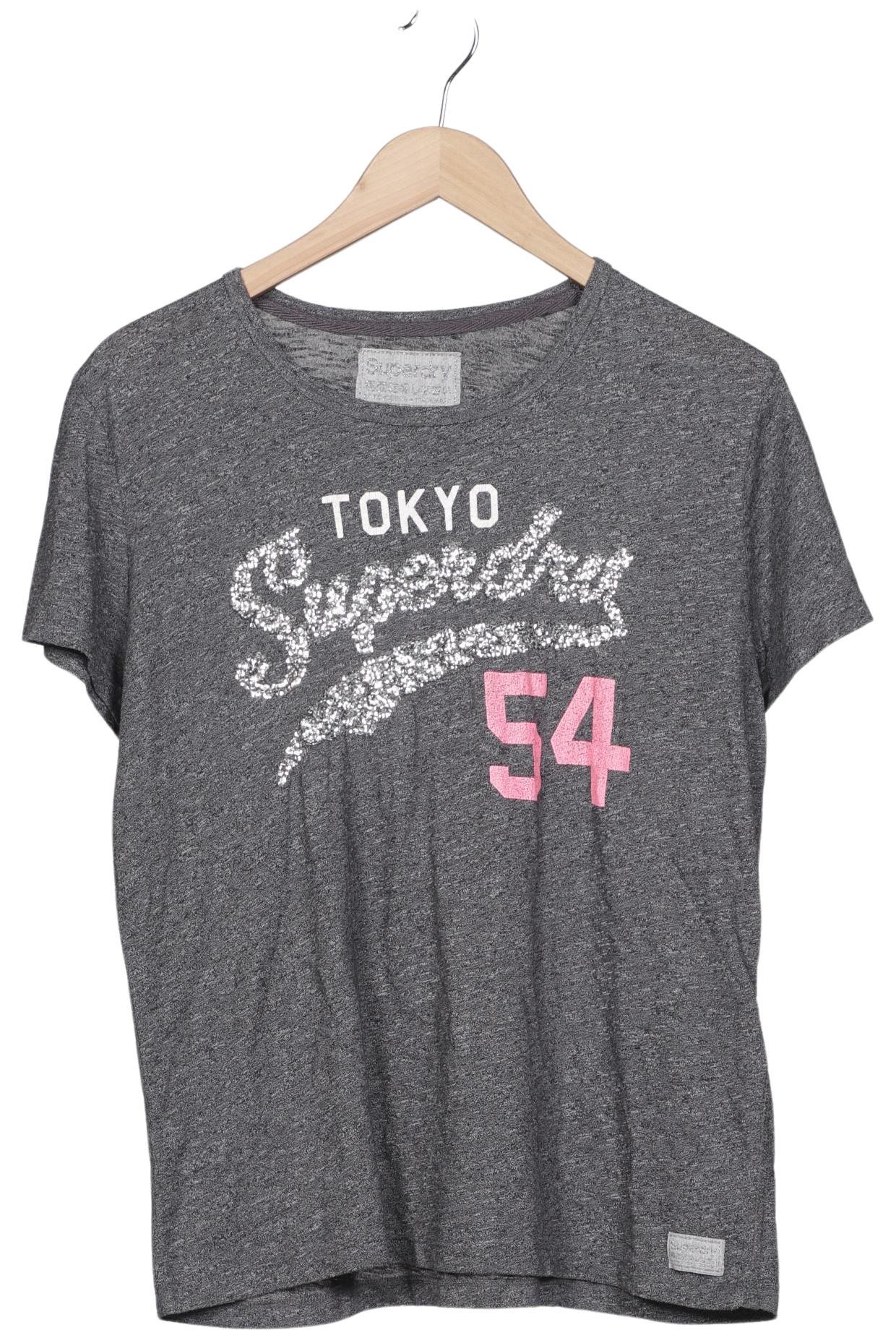 

Superdry Damen T-Shirt, grau, Gr. 38