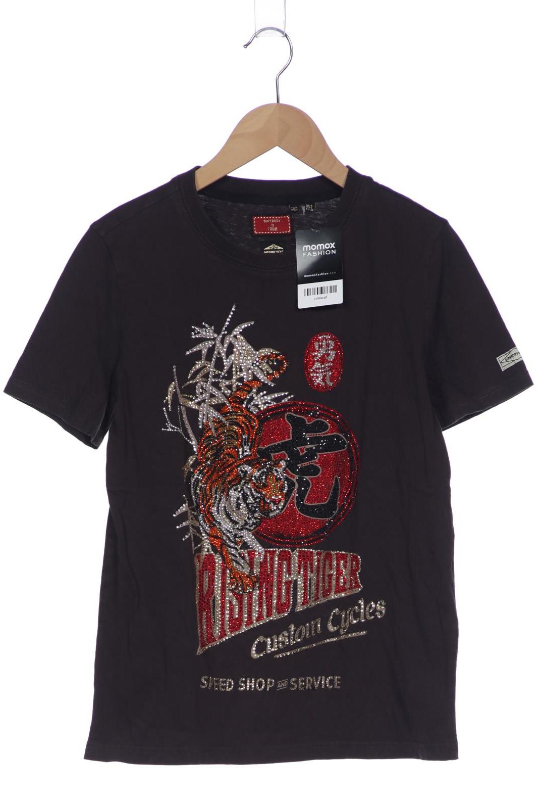 

Superdry Damen T-Shirt, braun, Gr. 36