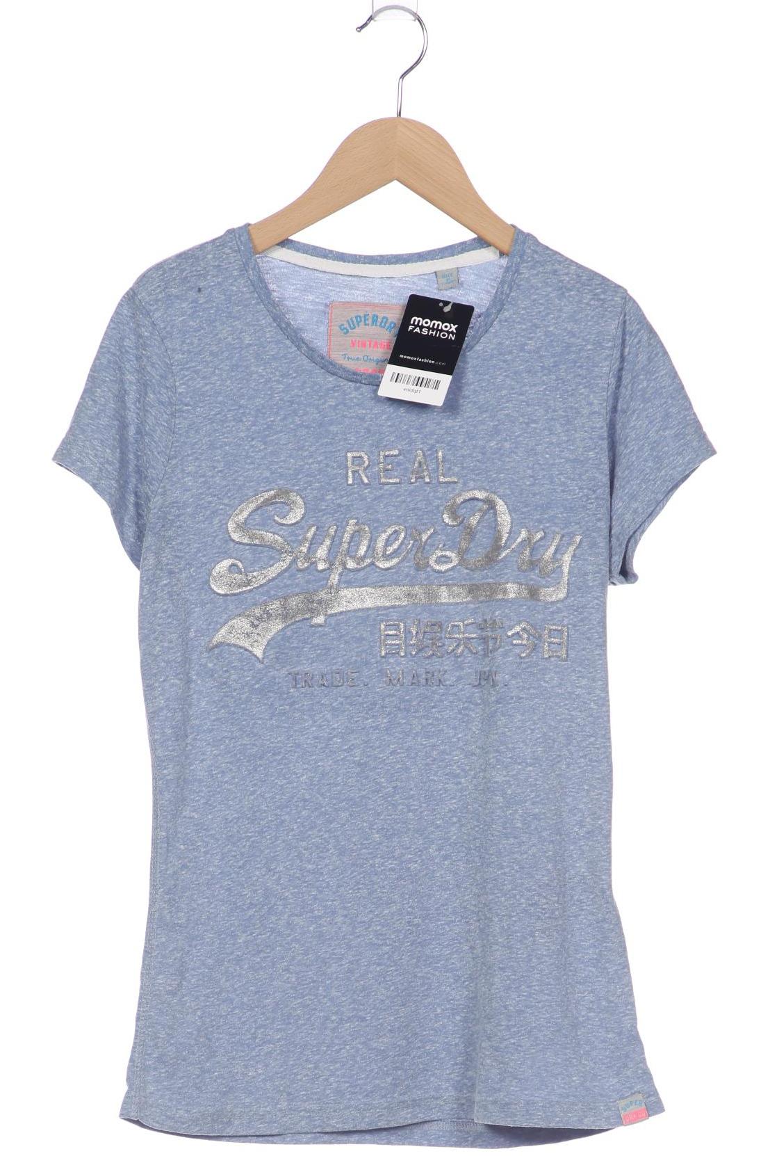 

Superdry Damen T-Shirt, hellblau, Gr. 40