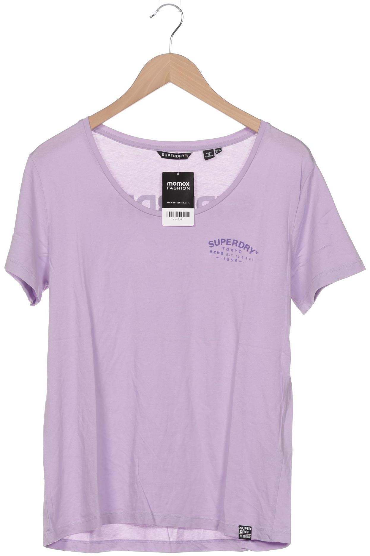 

Superdry Damen T-Shirt, flieder, Gr. 38