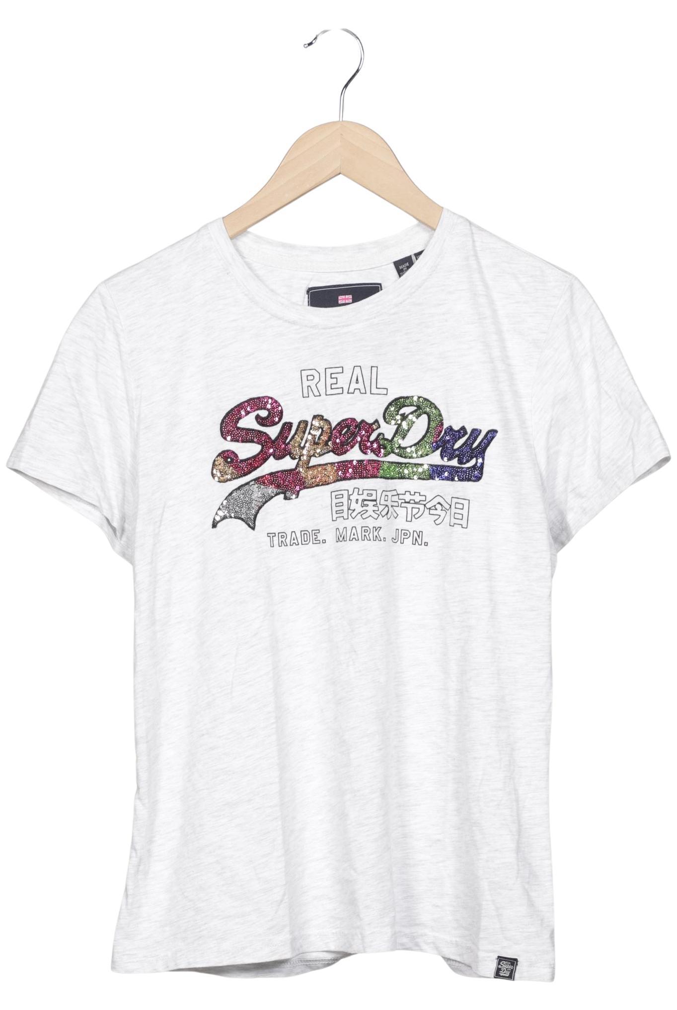 

Superdry Damen T-Shirt, grau, Gr. 44