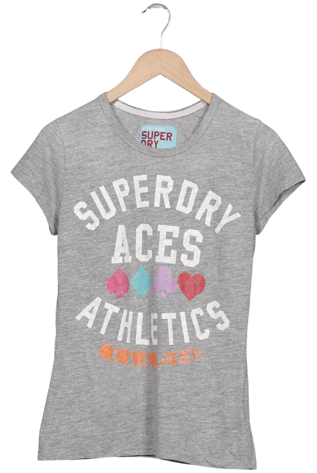 

Superdry Damen T-Shirt, grau, Gr. 38