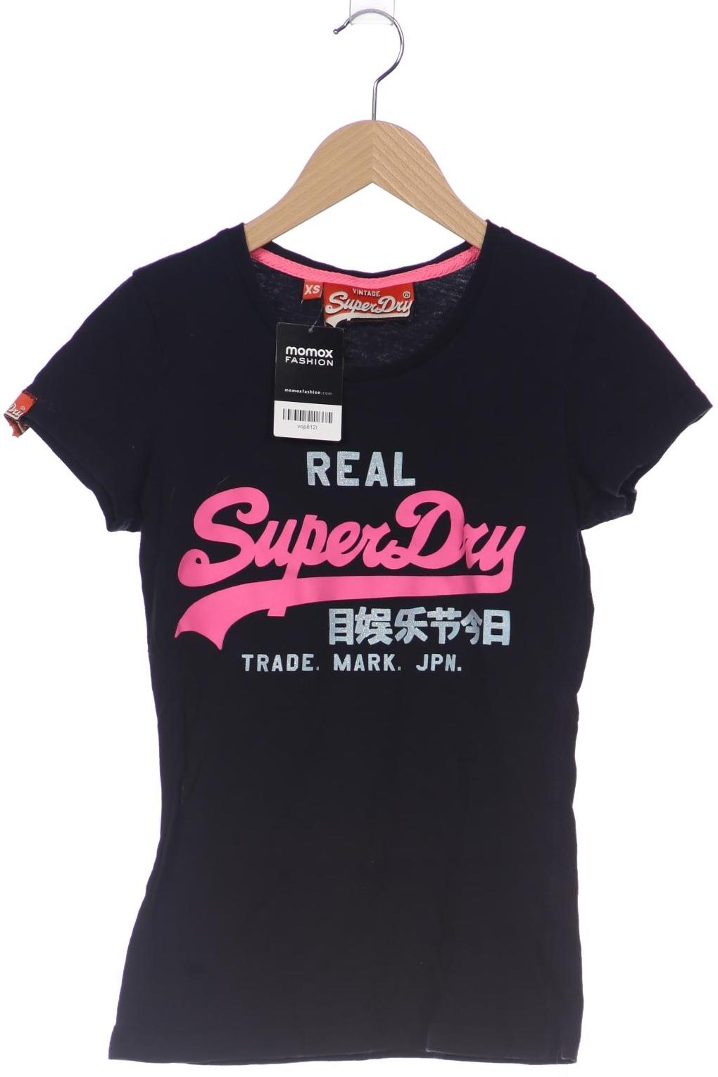 

Superdry Damen T-Shirt, marineblau, Gr. 34