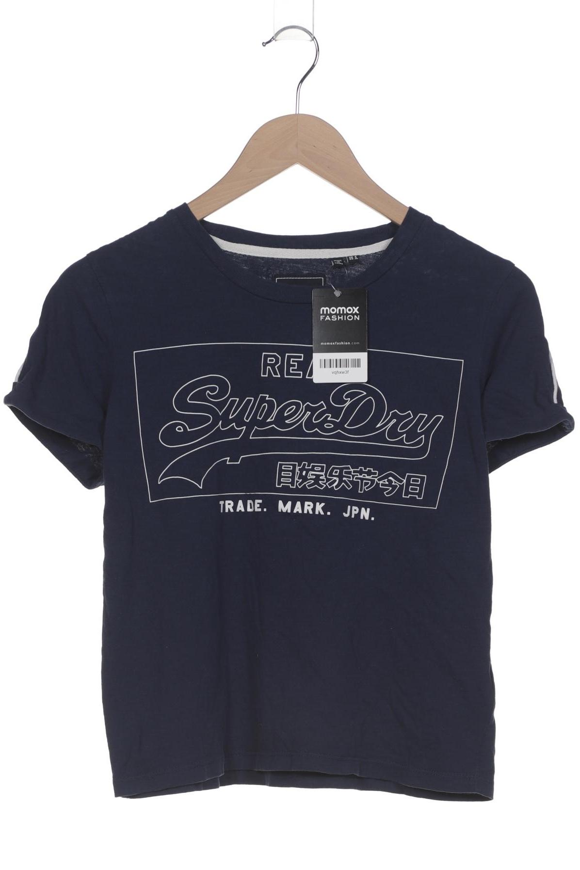 

Superdry Damen T-Shirt, marineblau, Gr. 36
