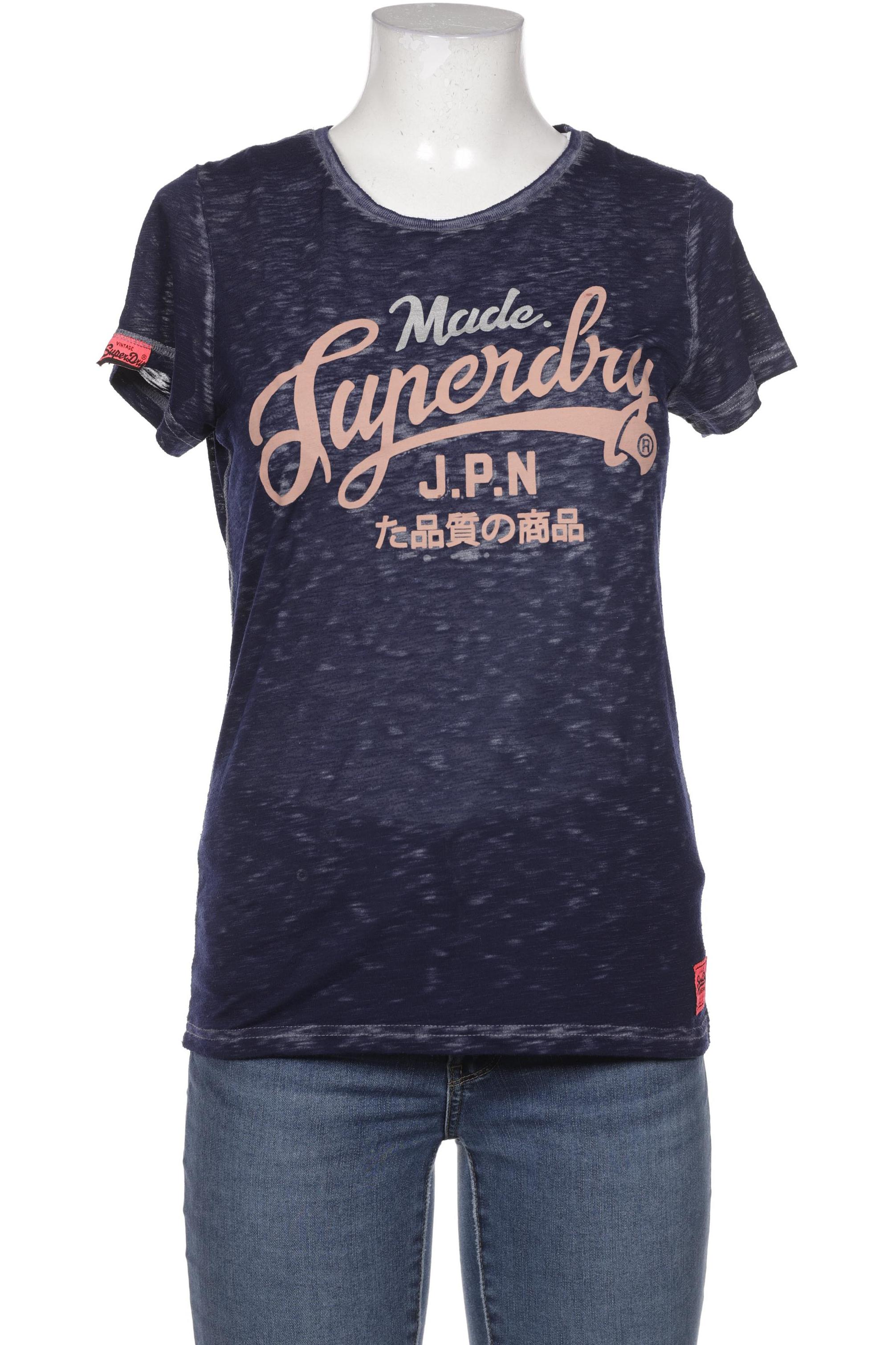 

Superdry Damen T-Shirt, marineblau, Gr. 42