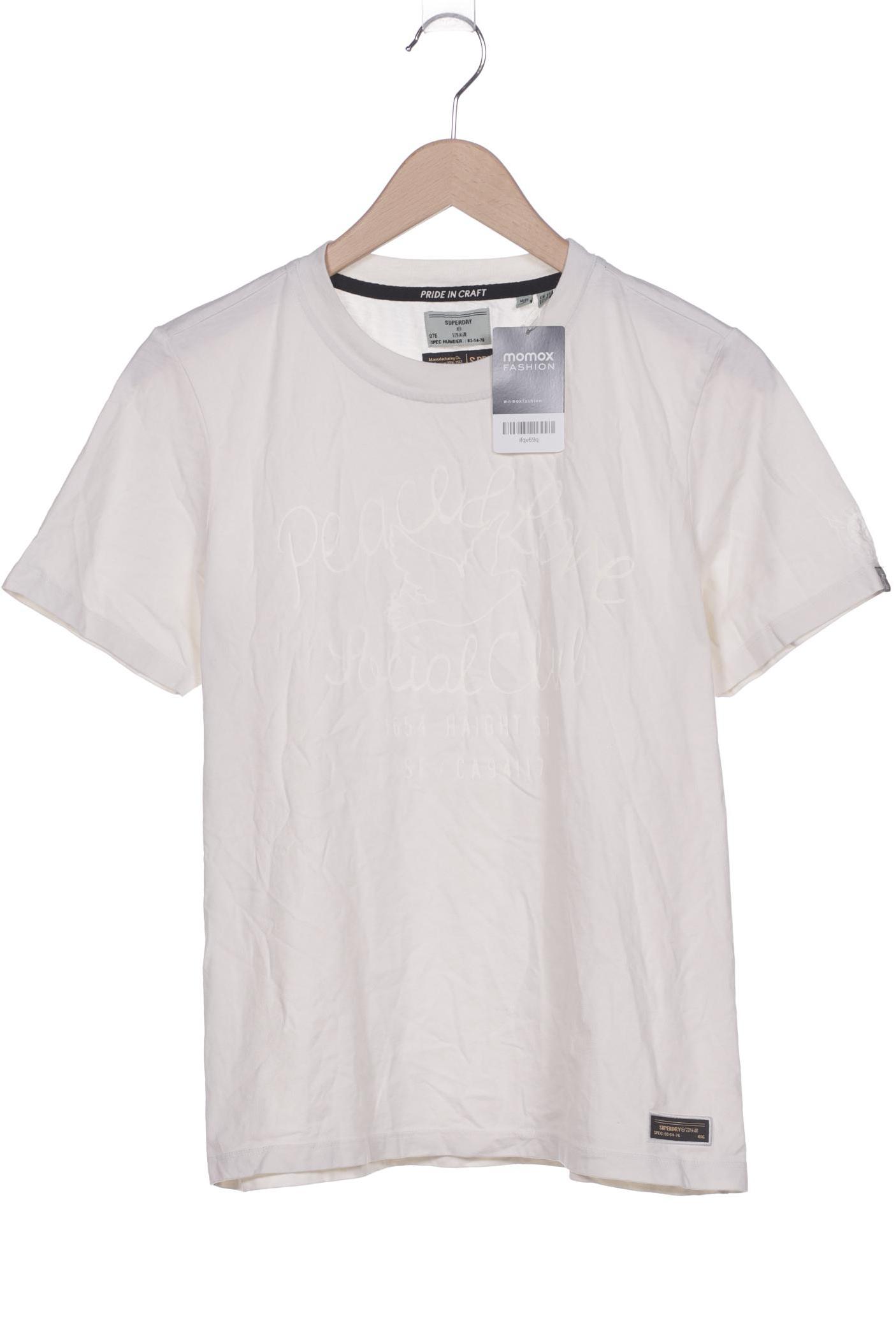 

Superdry Damen T-Shirt, cremeweiß, Gr. 40