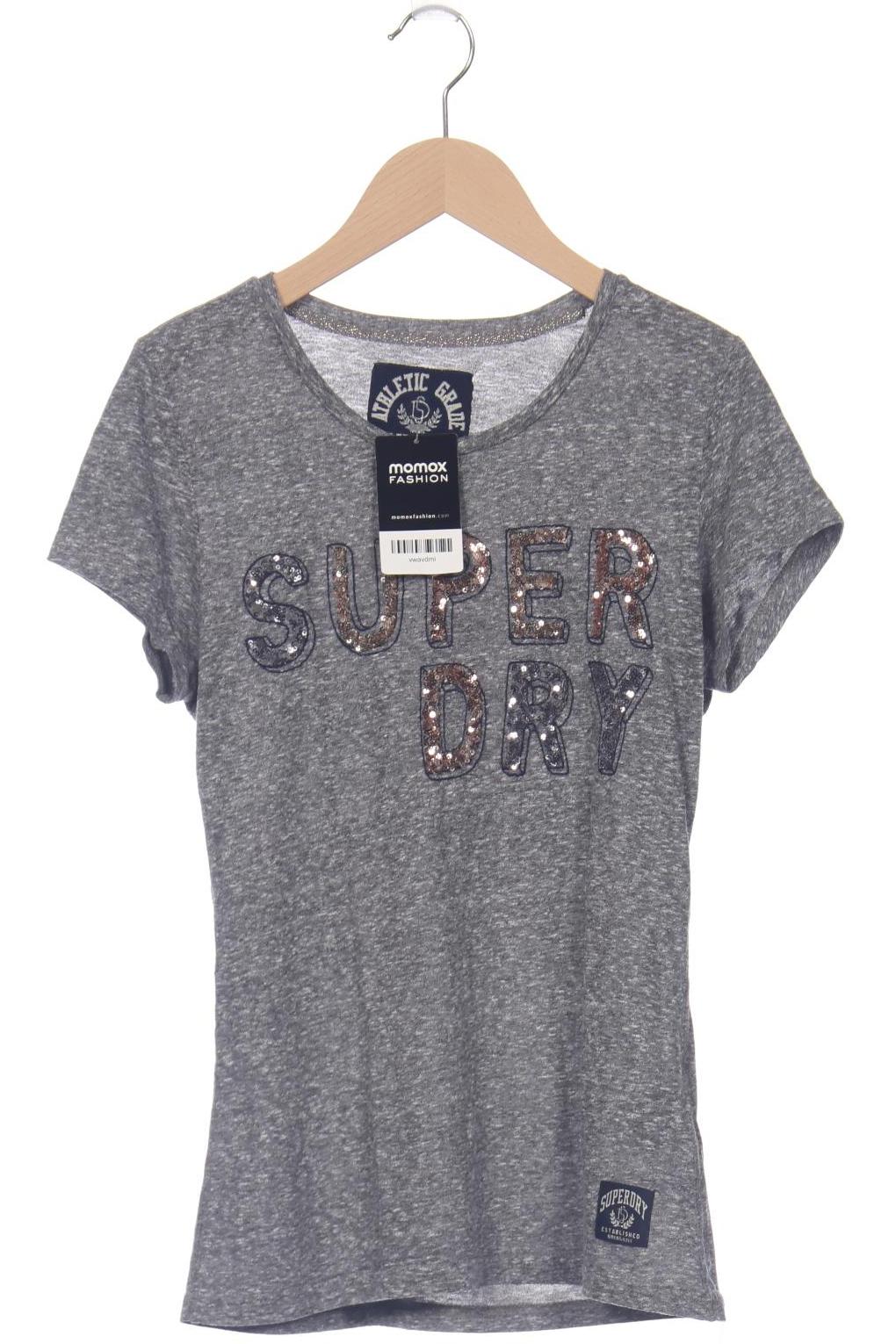 

Superdry Damen T-Shirt, grau, Gr. 38