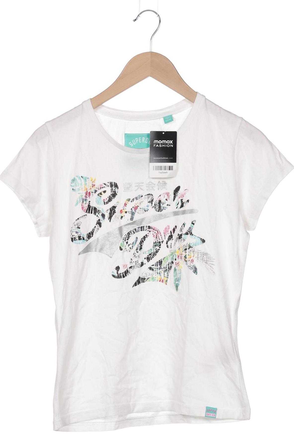 

Superdry Damen T-Shirt, weiß, Gr. 40
