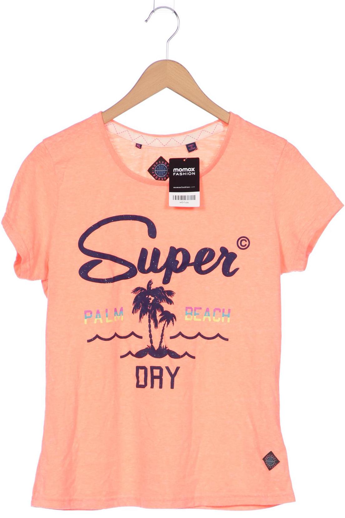 

Superdry Damen T-Shirt, neon, Gr. 44