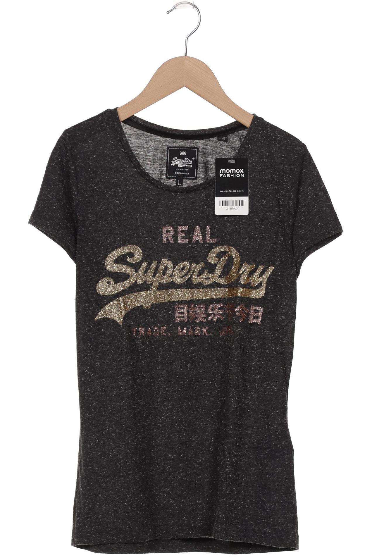 

Superdry Damen T-Shirt, schwarz, Gr. 42