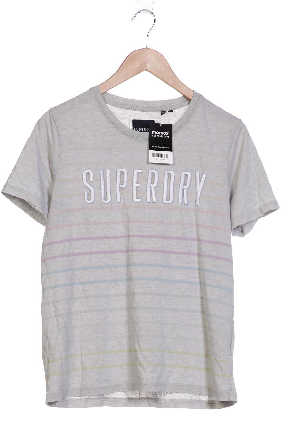 

Superdry Damen T-Shirt, grau, Gr. 42