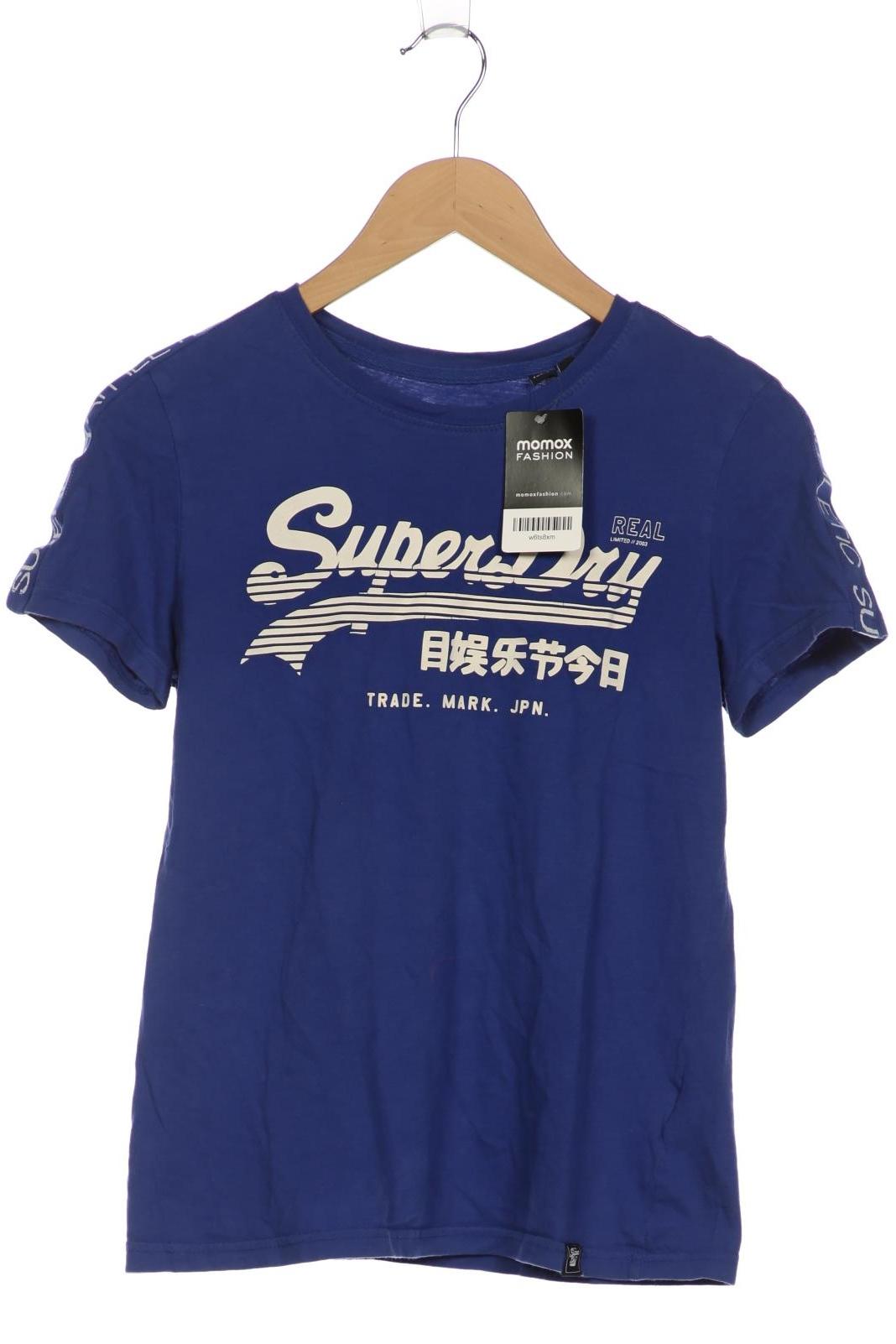 

Superdry Damen T-Shirt, blau, Gr. 38