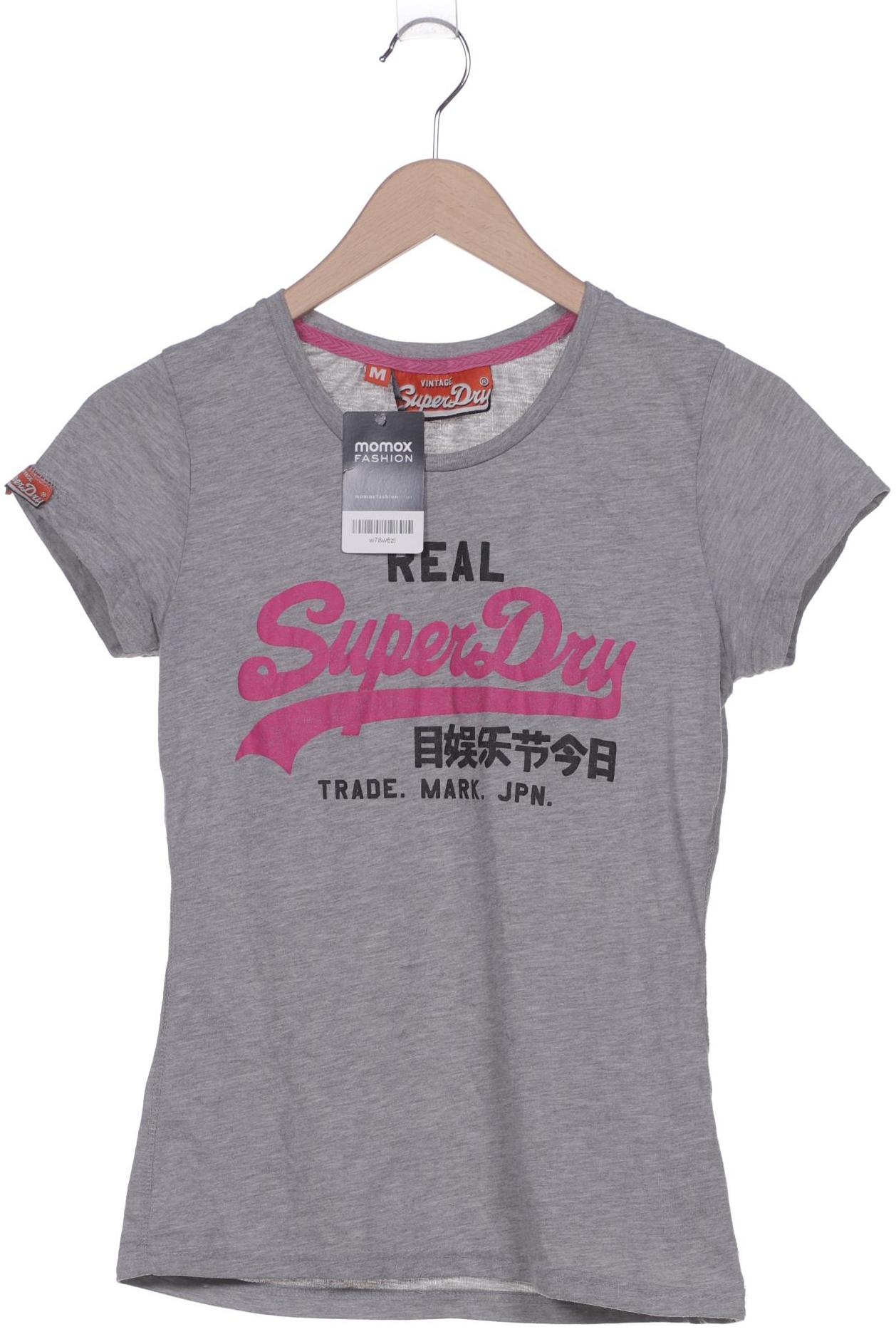 

Superdry Damen T-Shirt, grau, Gr. 38