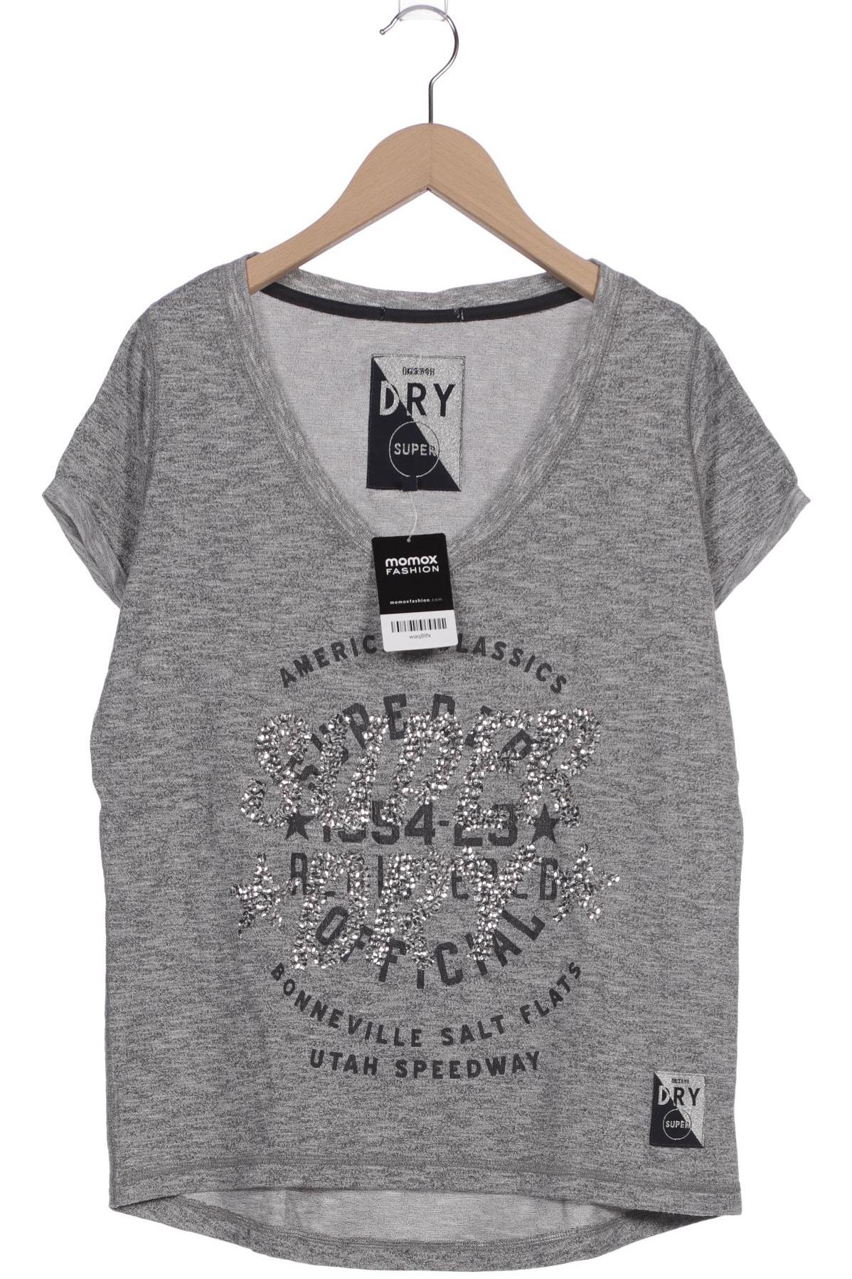 

Superdry Damen T-Shirt, grau, Gr. 34