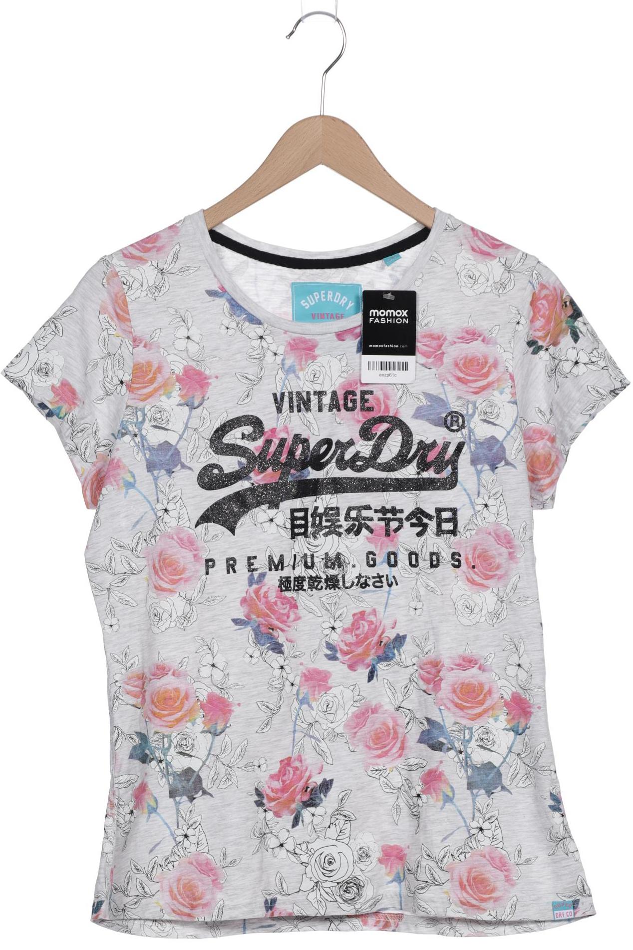 

Superdry Damen T-Shirt, grau, Gr. 42