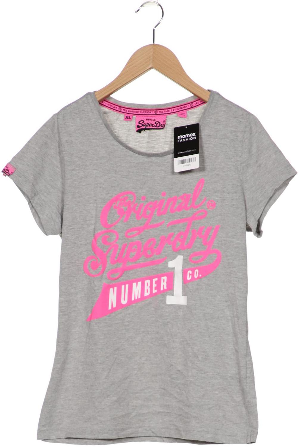 

Superdry Damen T-Shirt, grau, Gr. 44