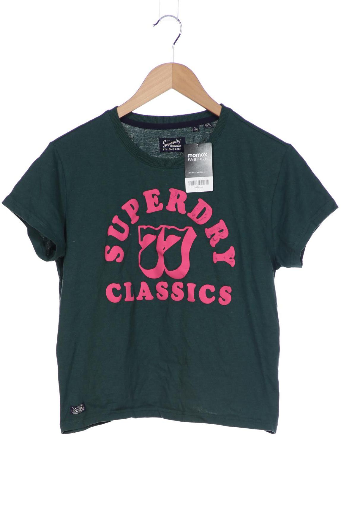 

Superdry Damen T-Shirt, grün, Gr. 44