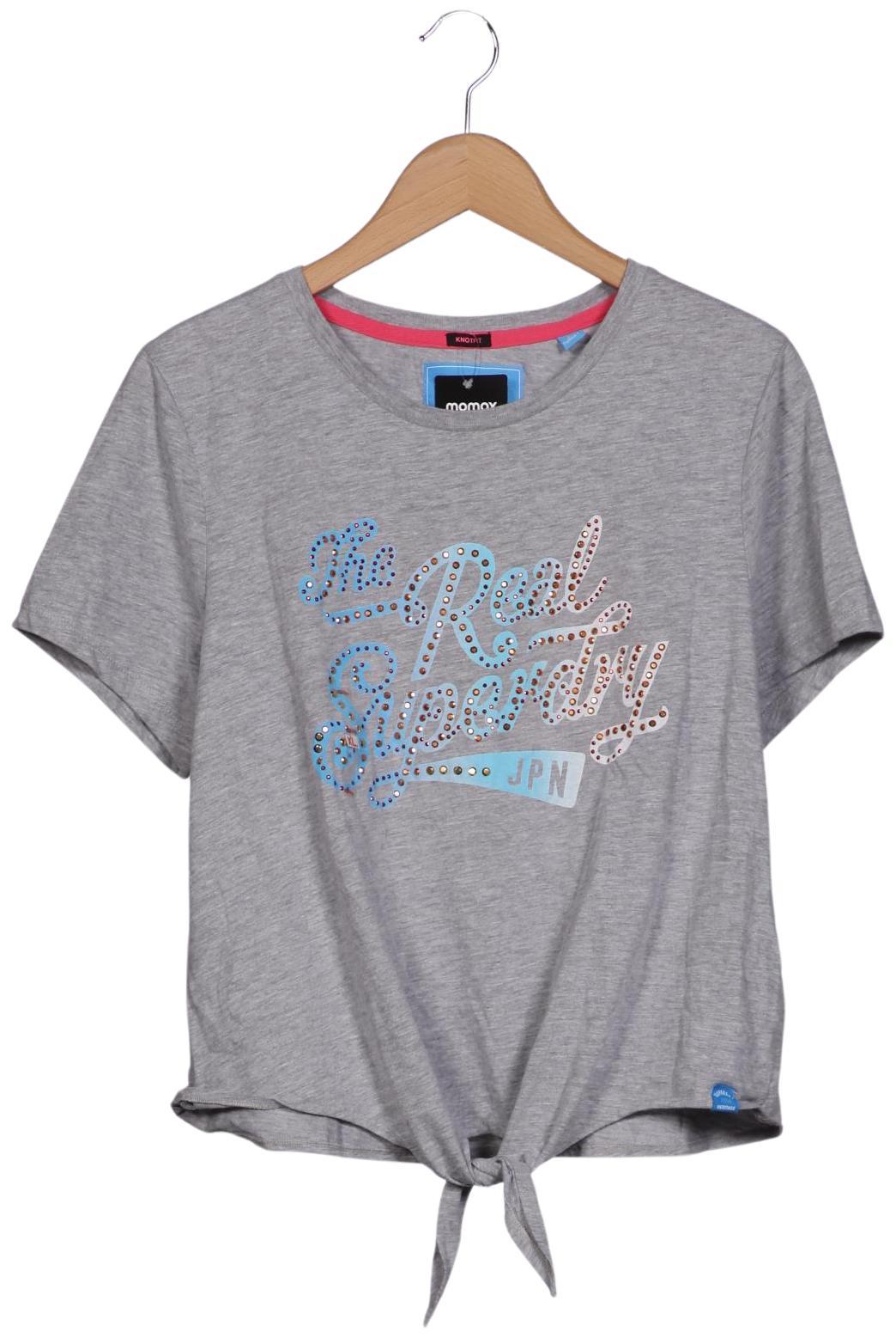 

Superdry Damen T-Shirt, grau, Gr. 44