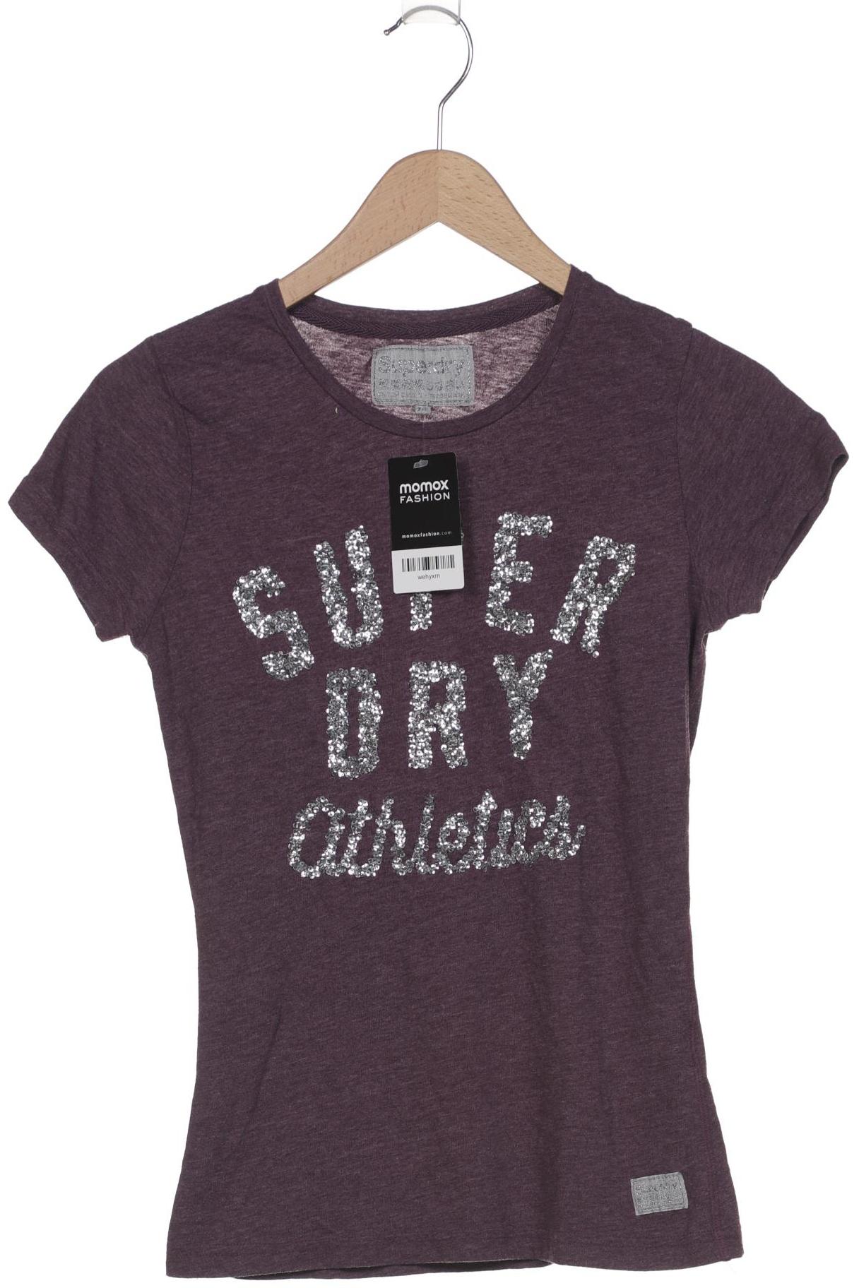 

Superdry Damen T-Shirt, flieder, Gr. 38
