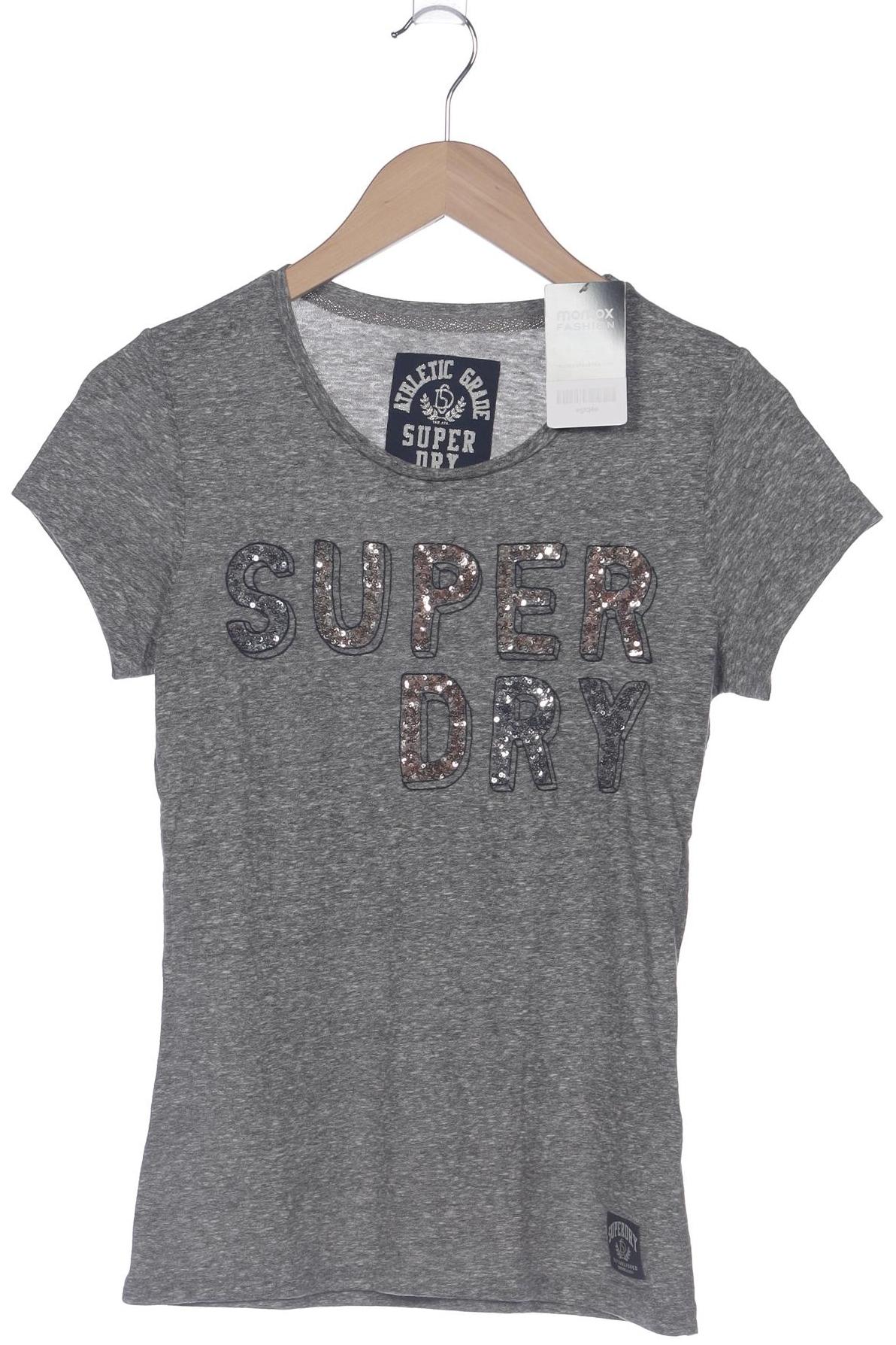 

Superdry Damen T-Shirt, grau, Gr. 38