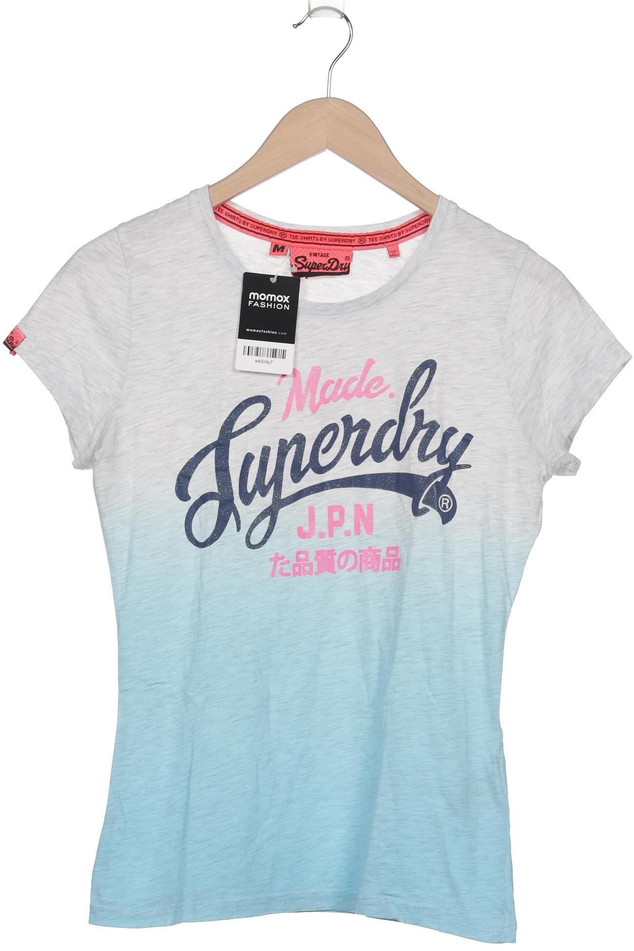 

Superdry Damen T-Shirt, hellblau, Gr. 38