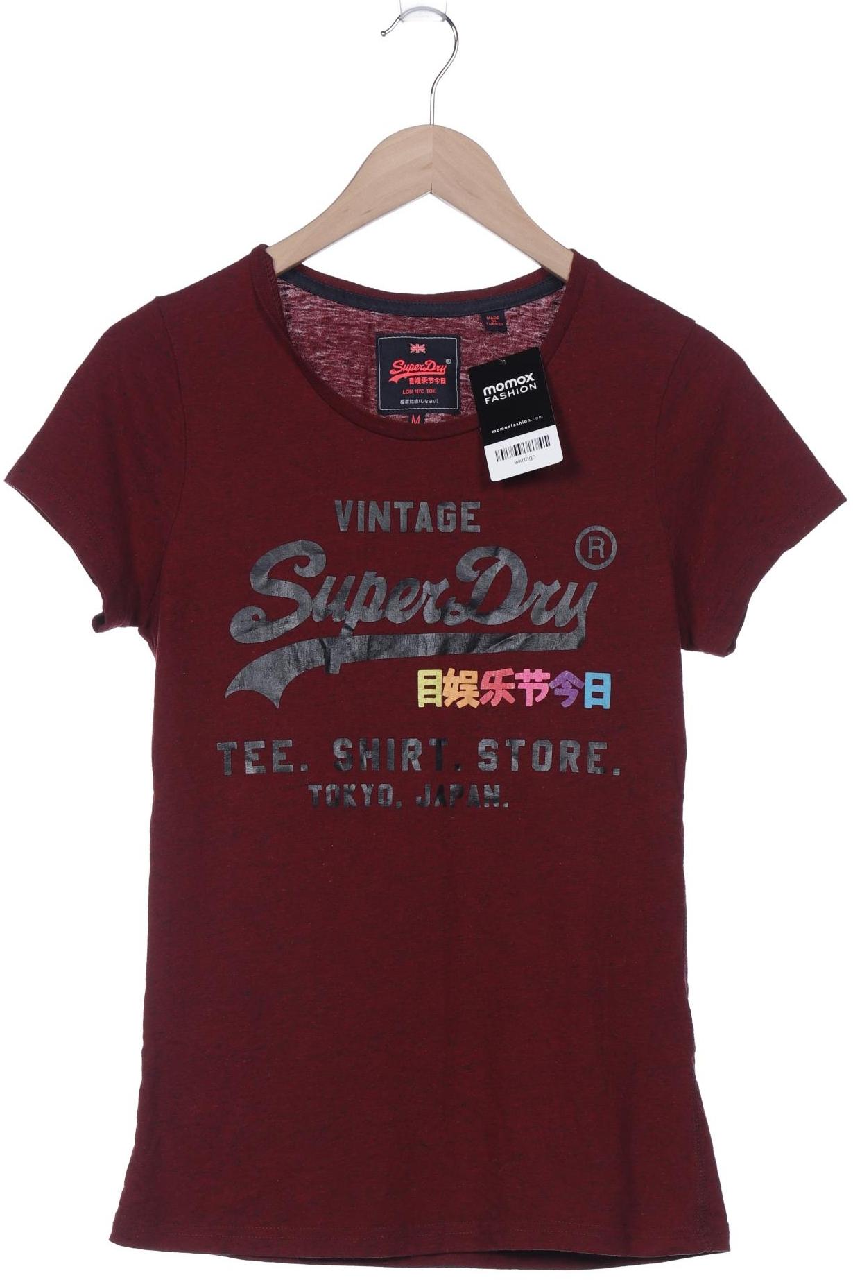 

Superdry Damen T-Shirt, bordeaux, Gr. 38