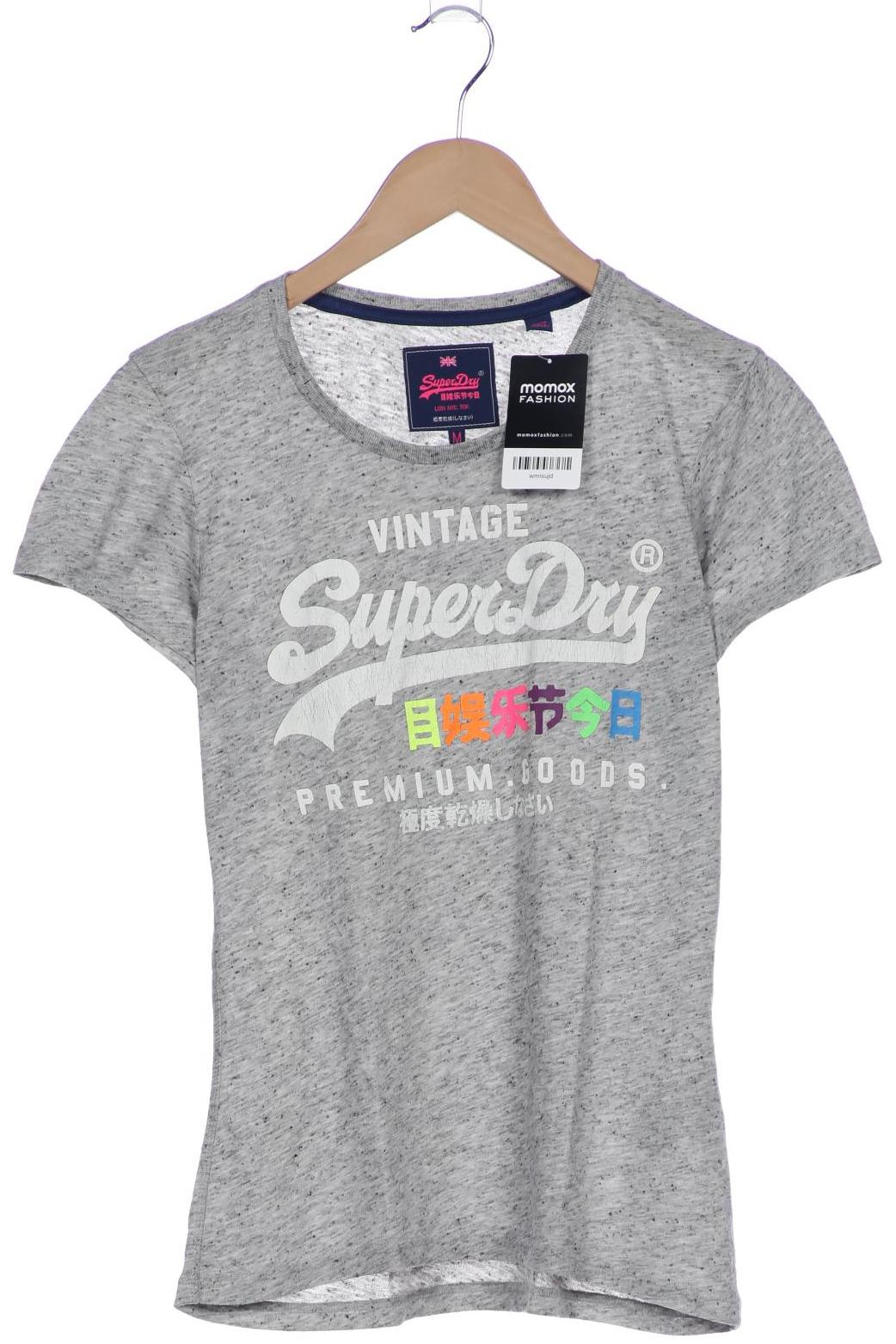 

Superdry Damen T-Shirt, grau, Gr. 38