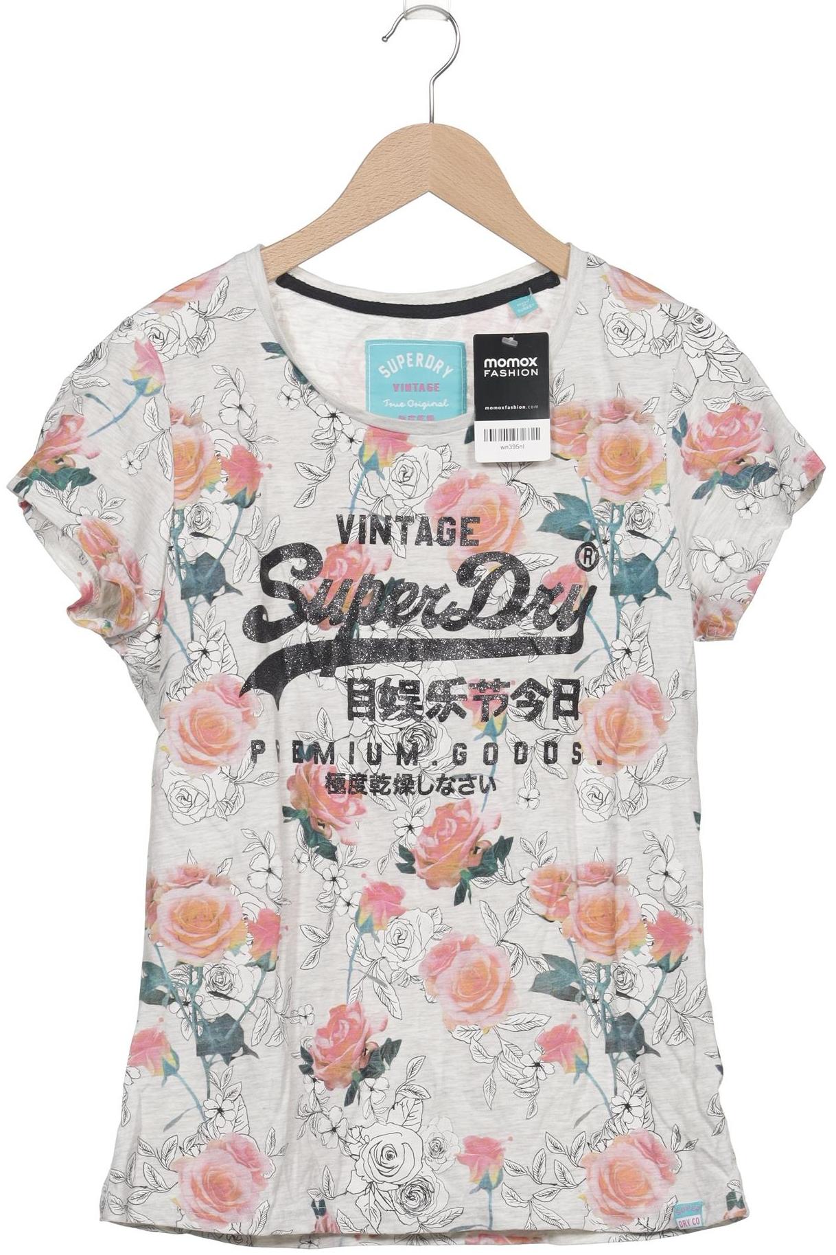 

Superdry Damen T-Shirt, grau, Gr. 38