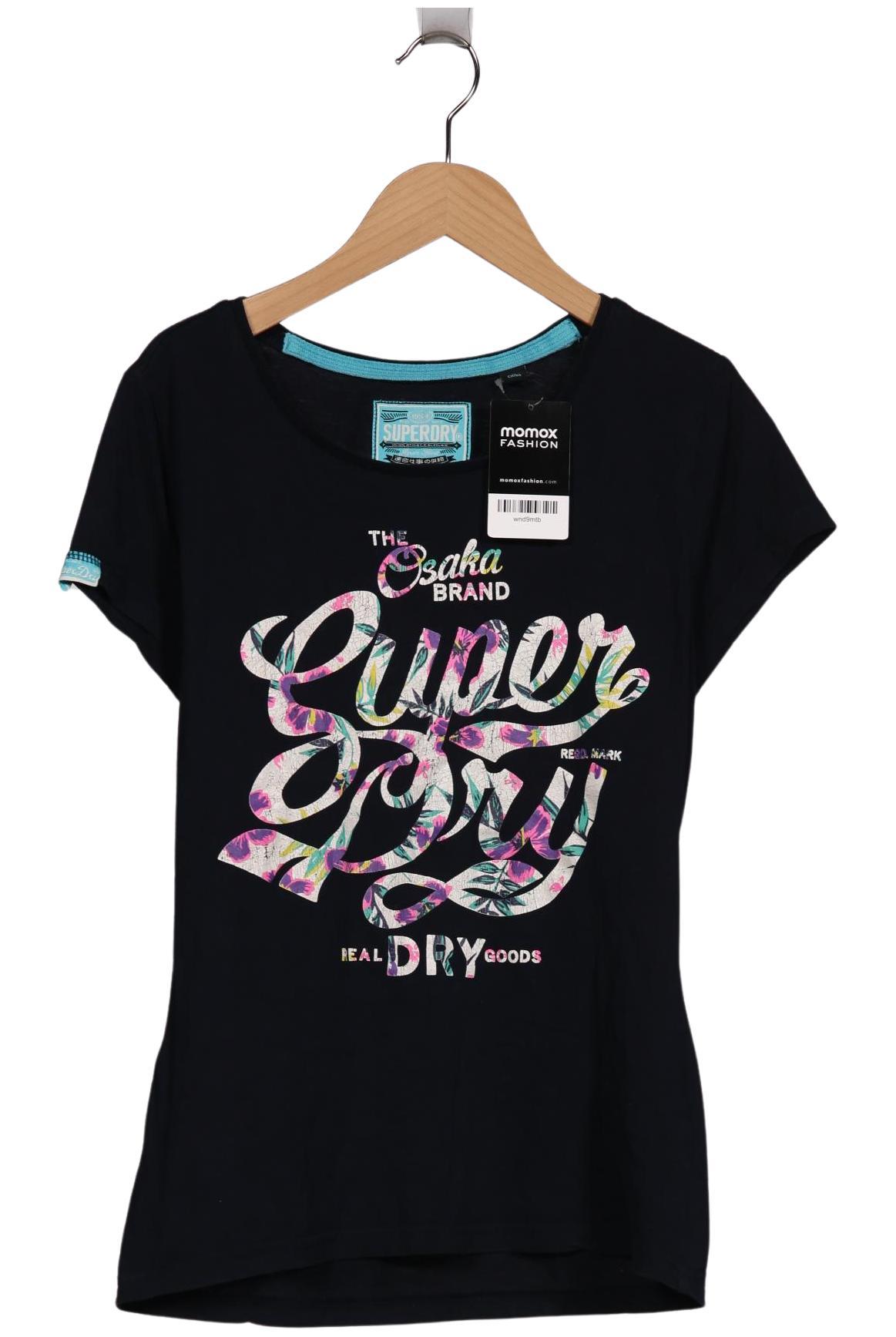 

Superdry Damen T-Shirt, marineblau, Gr. 38