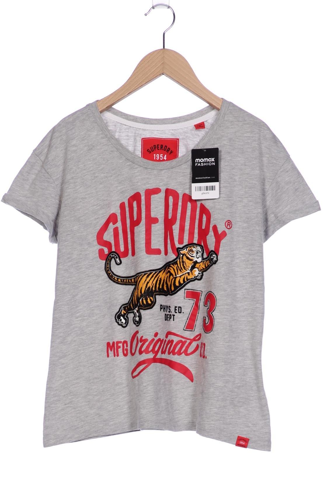 

Superdry Damen T-Shirt, grau, Gr. 42