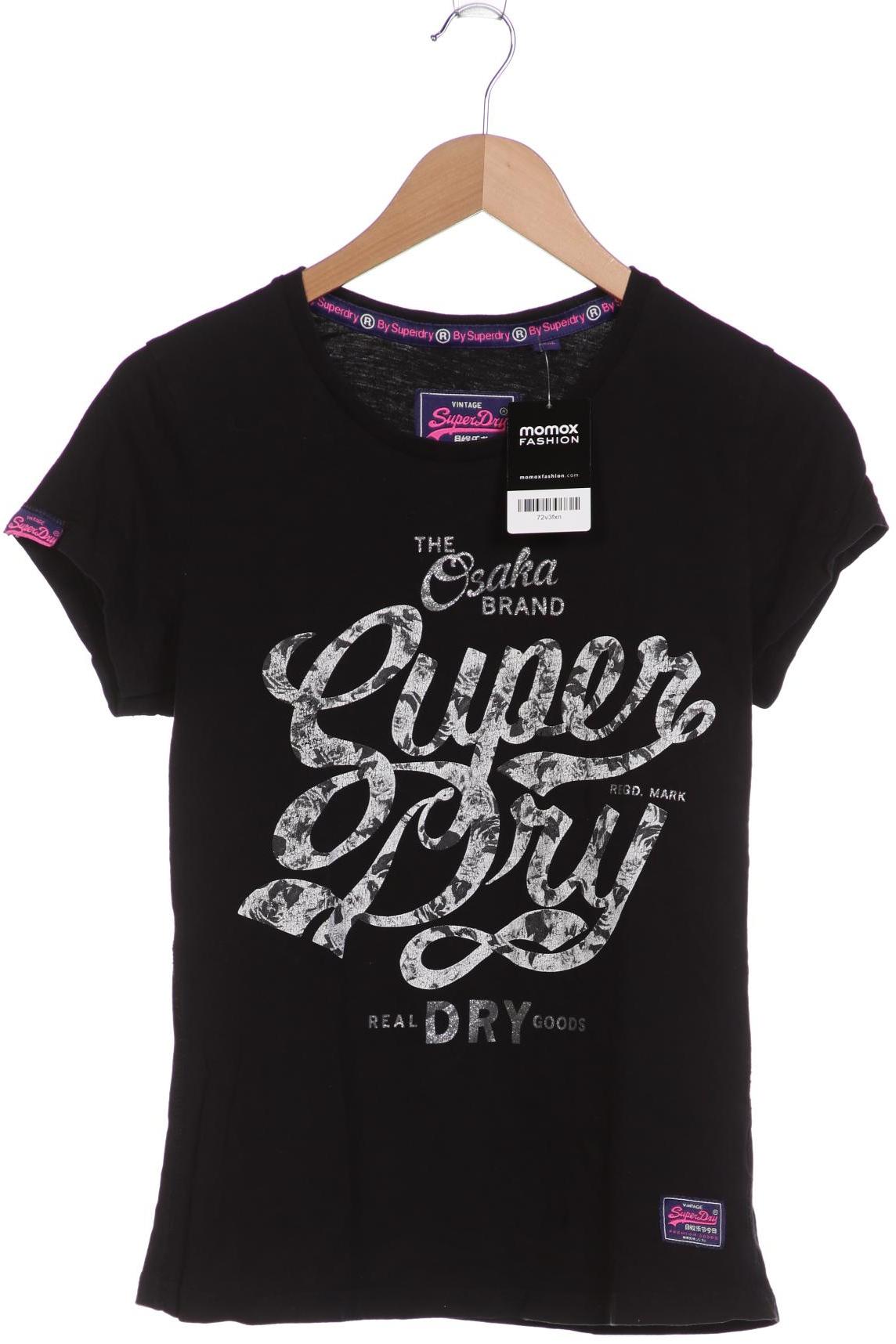 

Superdry Damen T-Shirt, schwarz, Gr. 38