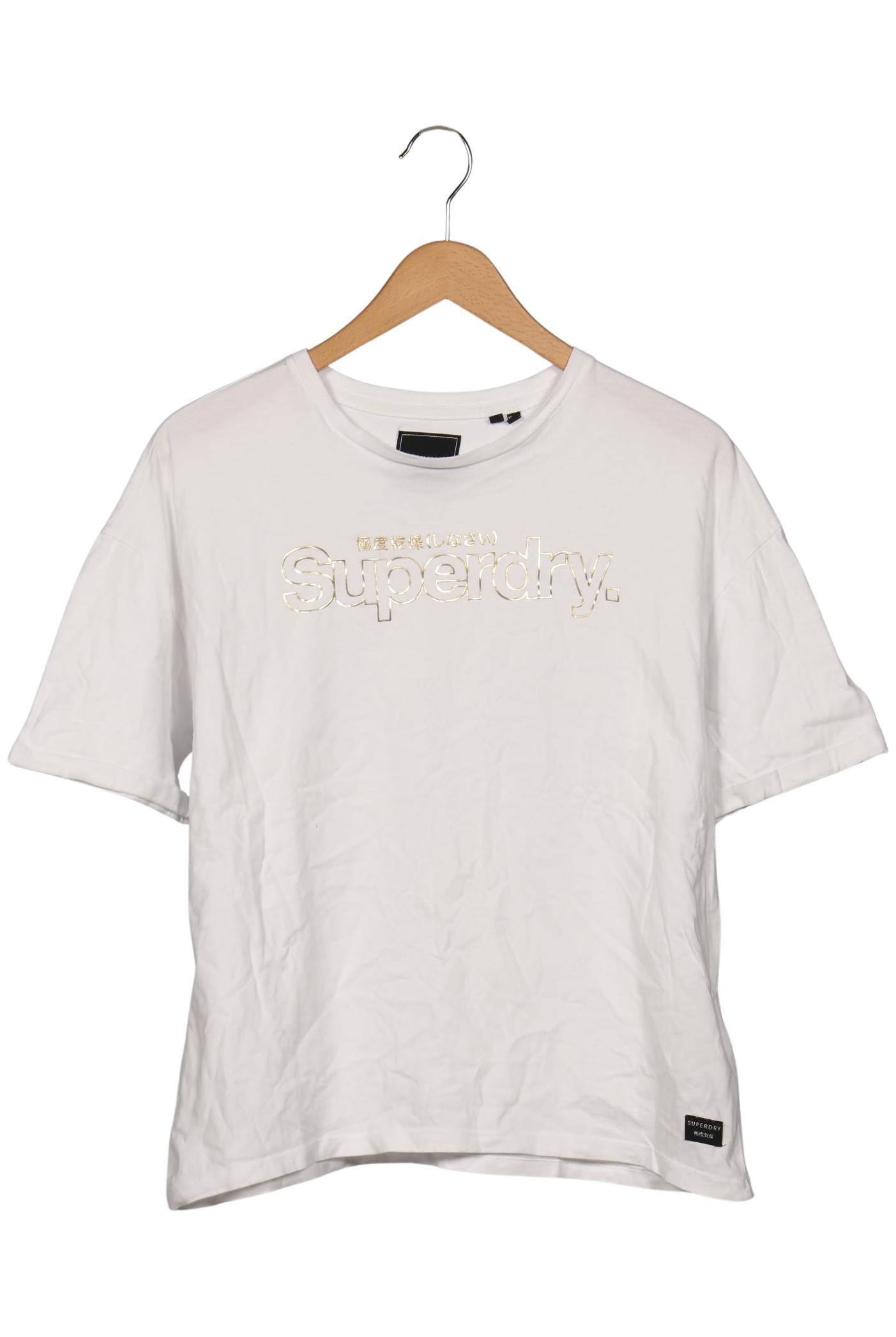 

Superdry Damen T-Shirt, weiß, Gr. 38